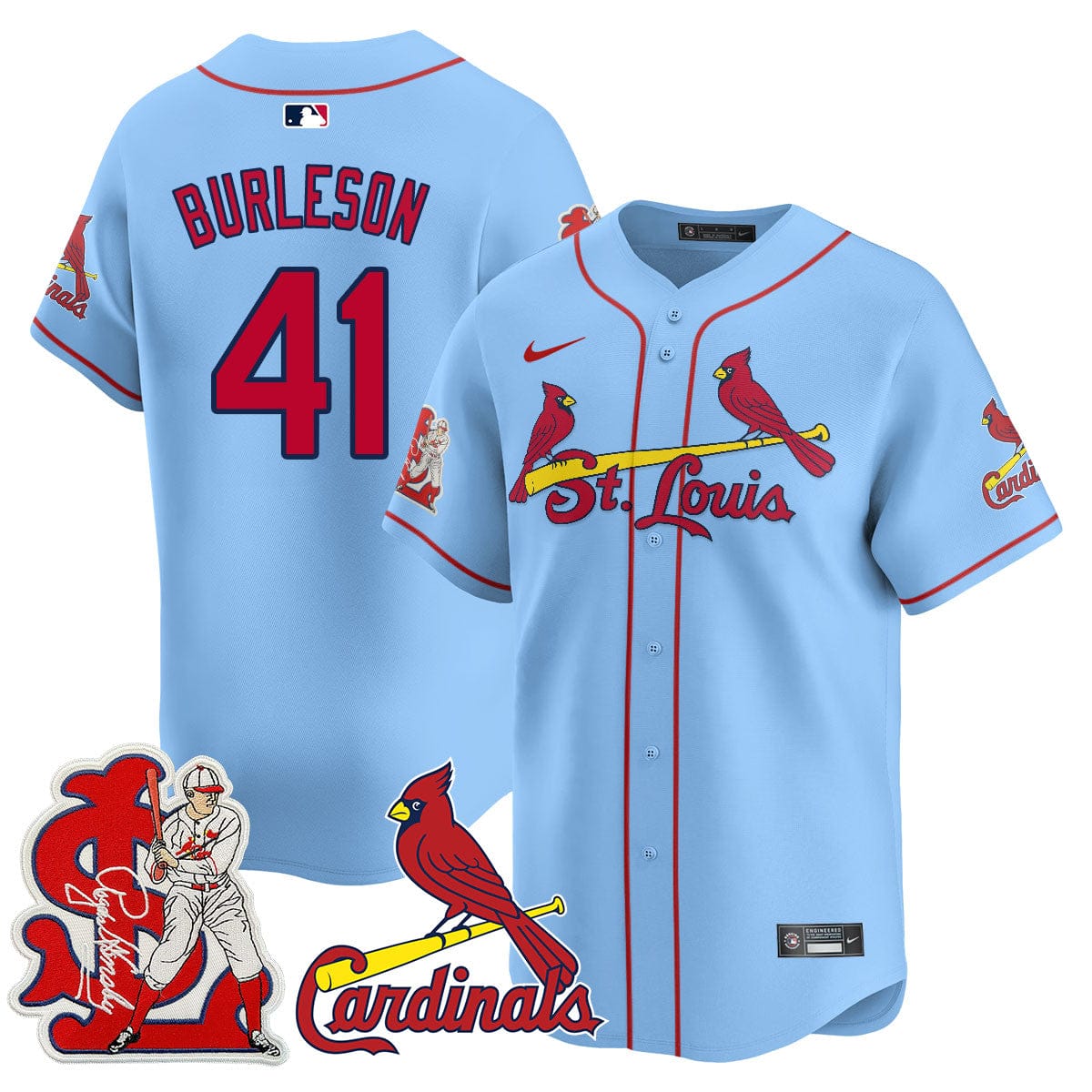 St. Louis Cardinals Rogers Hornsby Jersey - All Stitched - Image 34