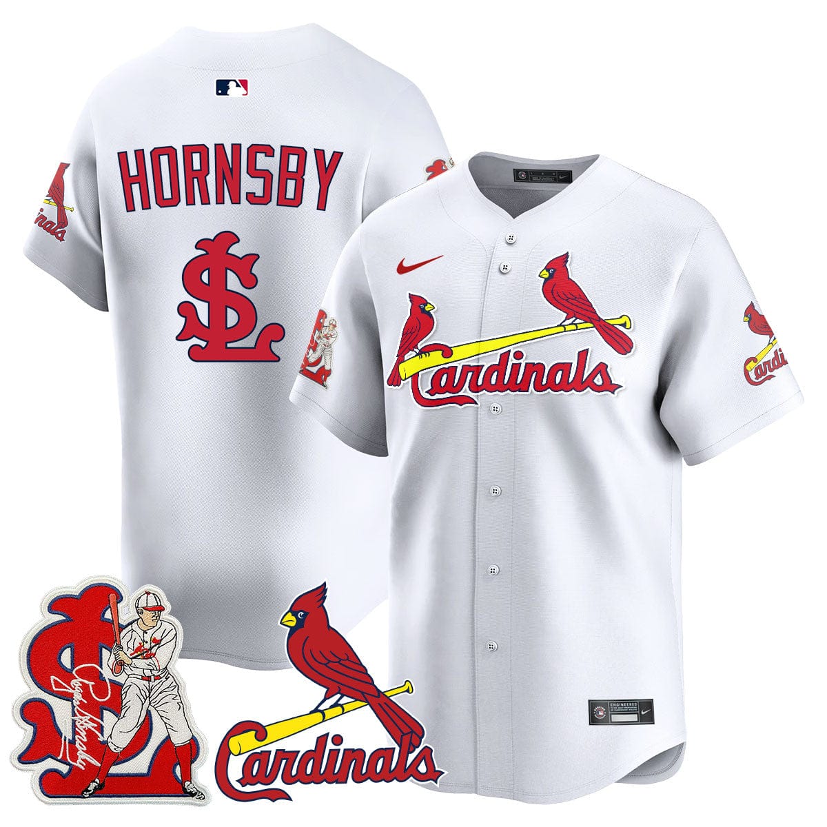St. Louis Cardinals Rogers Hornsby Jersey - All Stitched - Image 41
