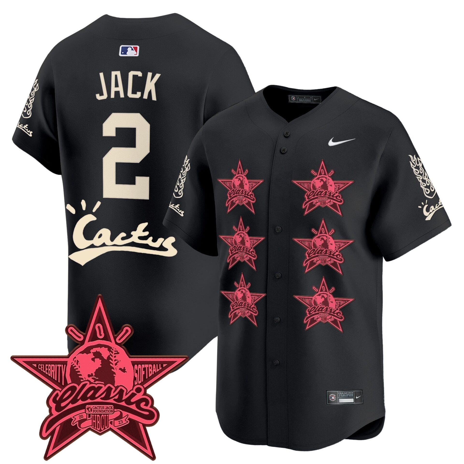 Houston Astros Cactus Jack 2025 Vapor Premier Limited Jersey V2 - All Stitched - Image 18