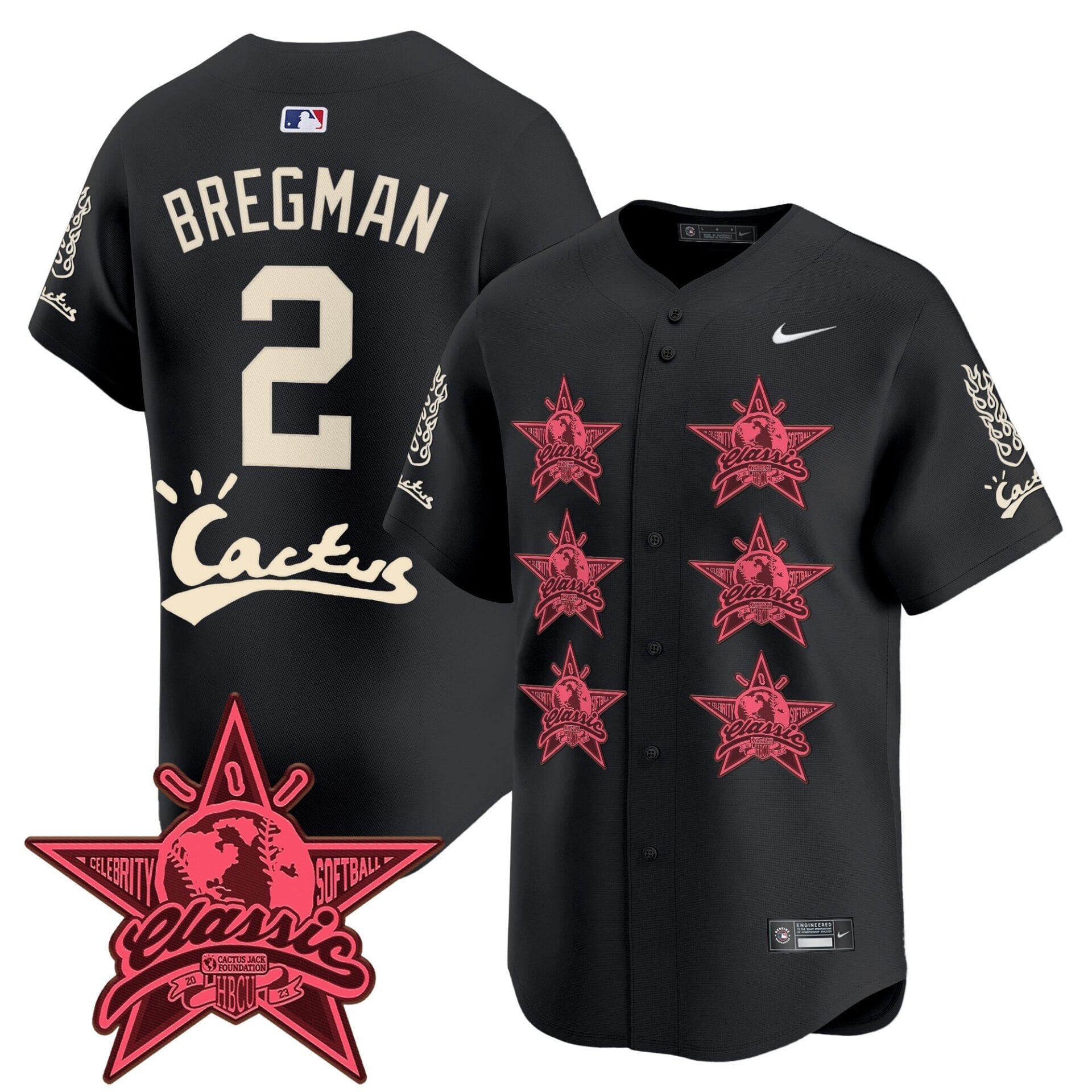 Houston Astros Cactus Jack 2025 Vapor Premier Limited Jersey V2 - All Stitched - Image 20