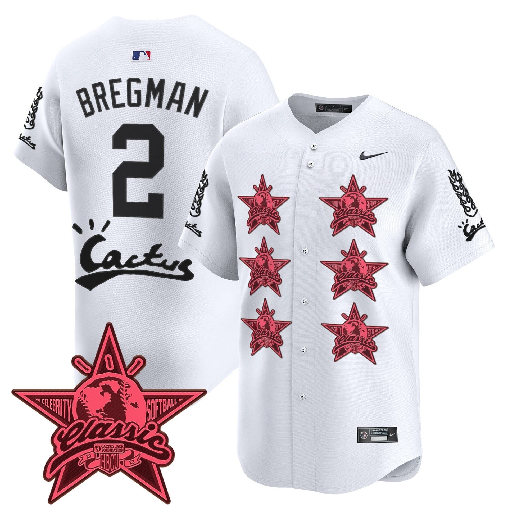 Houston Astros Cactus Jack 2025 Vapor Premier Limited Jersey V2 - All Stitched - Image 12