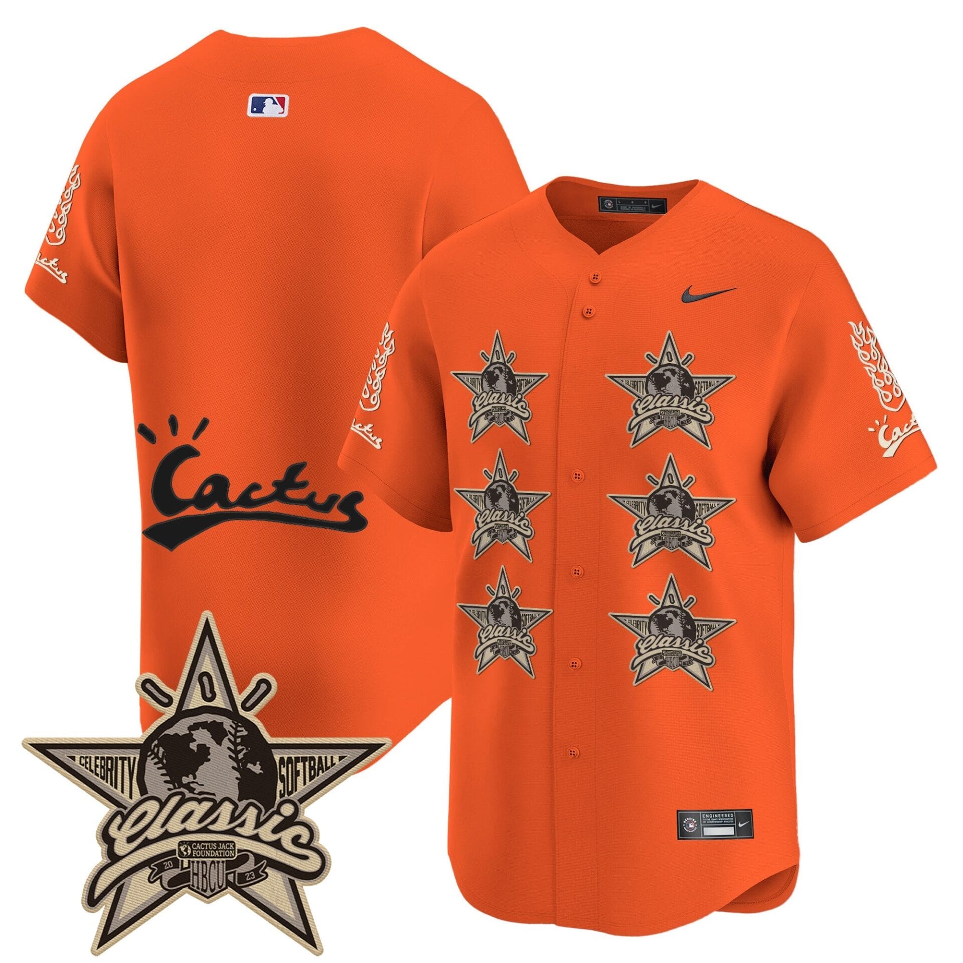 Houston Astros Cactus Jack 2025 Vapor Premier Limited Jersey V2 - All Stitched - Image 32