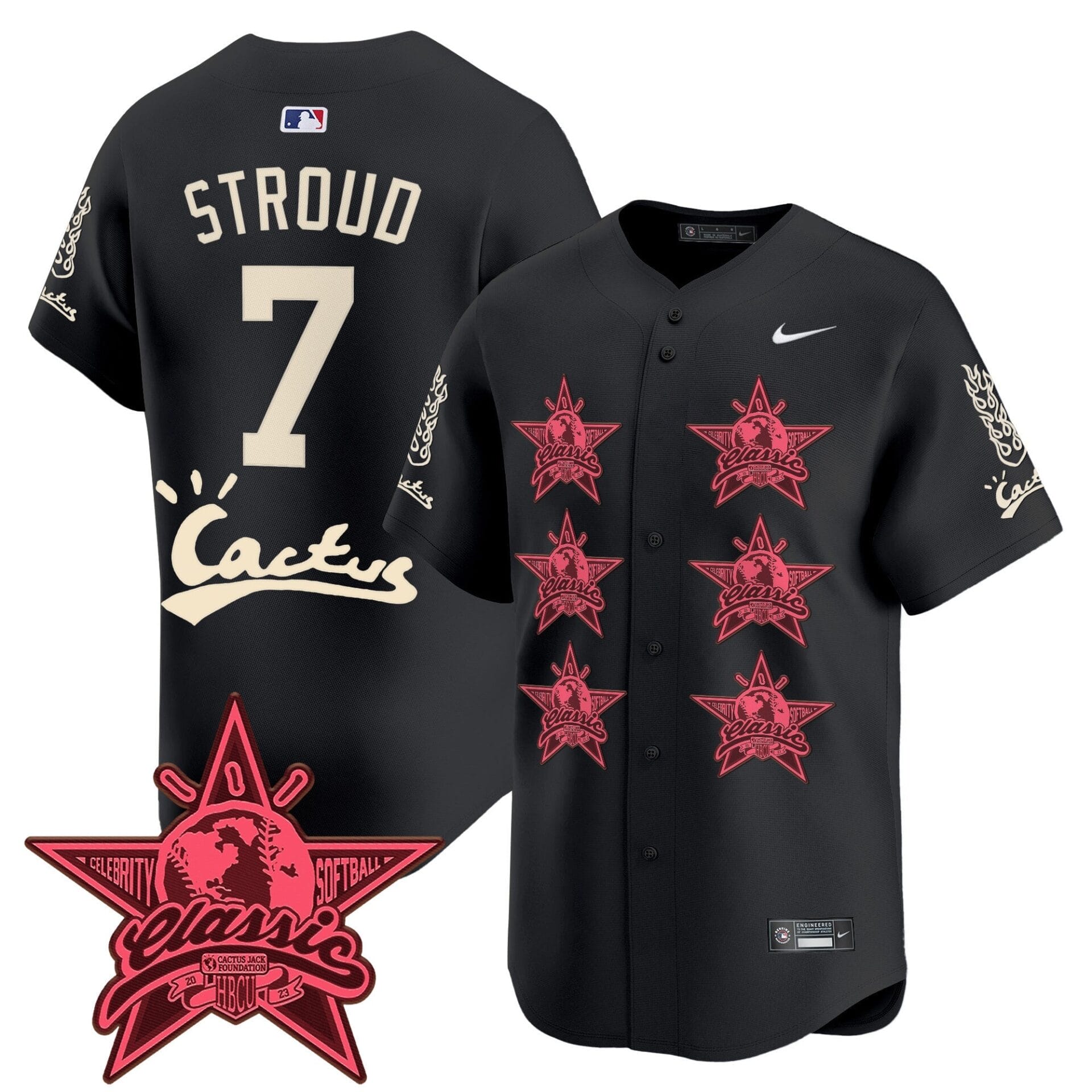 Houston Astros Cactus Jack 2025 Vapor Premier Limited Jersey V2 - All Stitched - Image 17
