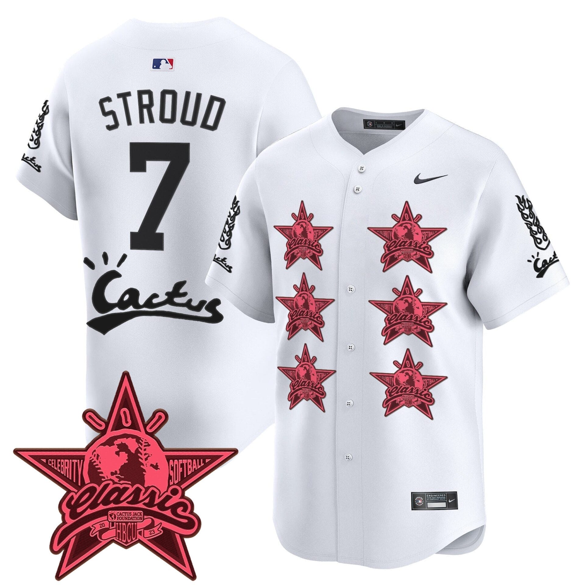 Houston Astros Cactus Jack 2025 Vapor Premier Limited Jersey V2 - All Stitched - Image 9
