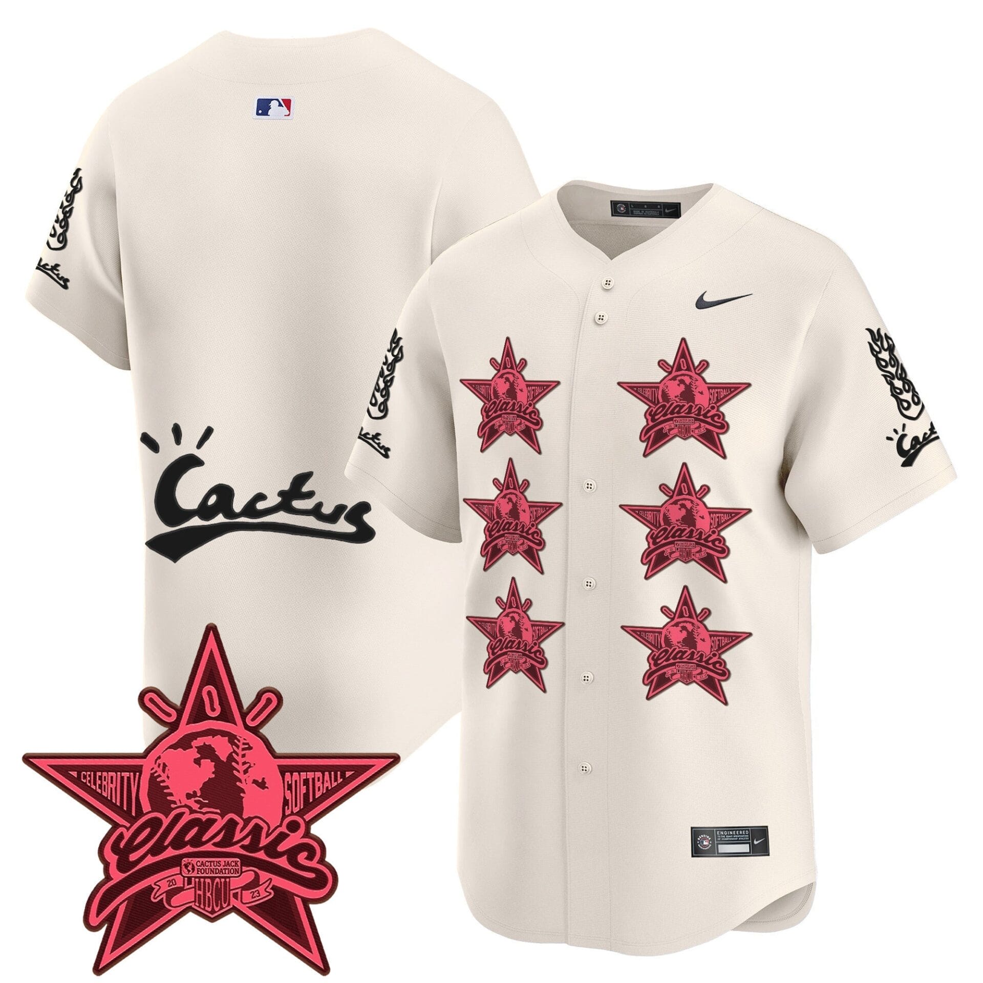 Houston Astros Cactus Jack 2025 Vapor Premier Limited Jersey V2 - All Stitched - Image 8