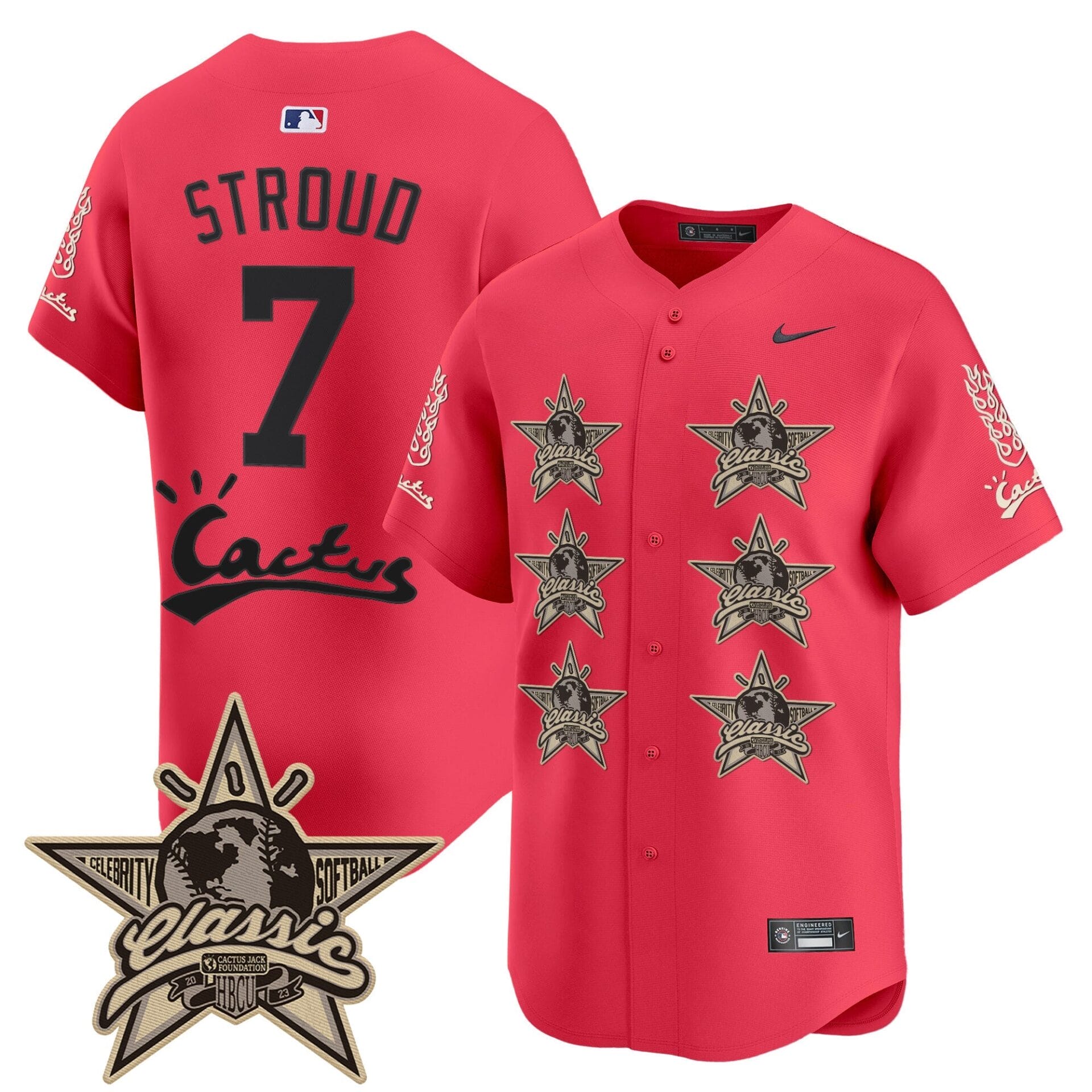 Houston Astros Cactus Jack 2025 Vapor Premier Limited Jersey V2 - All Stitched - Image 41