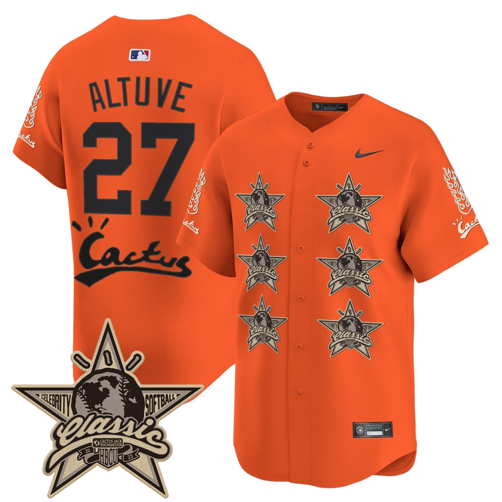 Houston Astros Cactus Jack 2025 Vapor Premier Limited Jersey V2 - All Stitched - Image 29