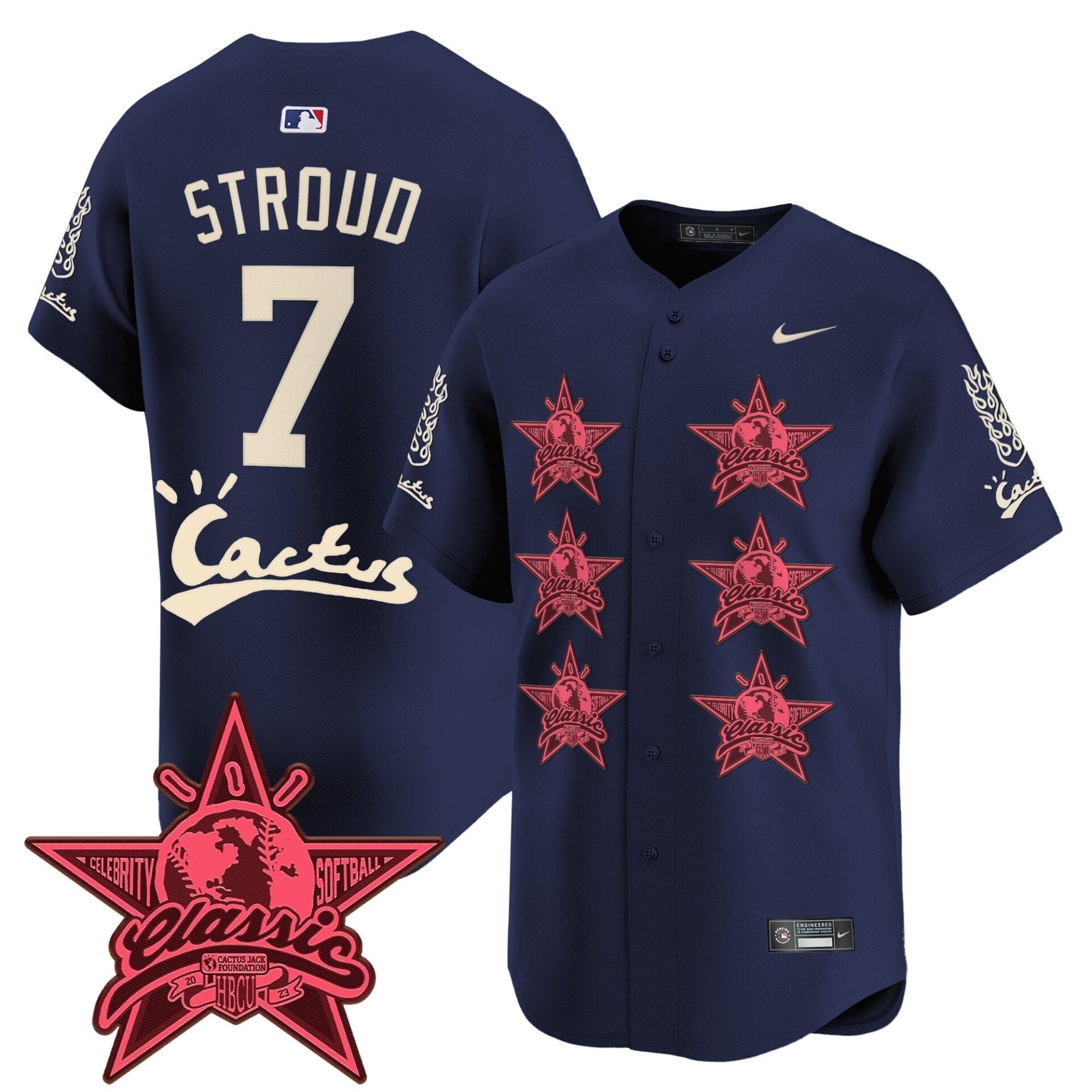Houston Astros Cactus Jack 2025 Vapor Premier Limited Jersey V2 - All Stitched - Image 33