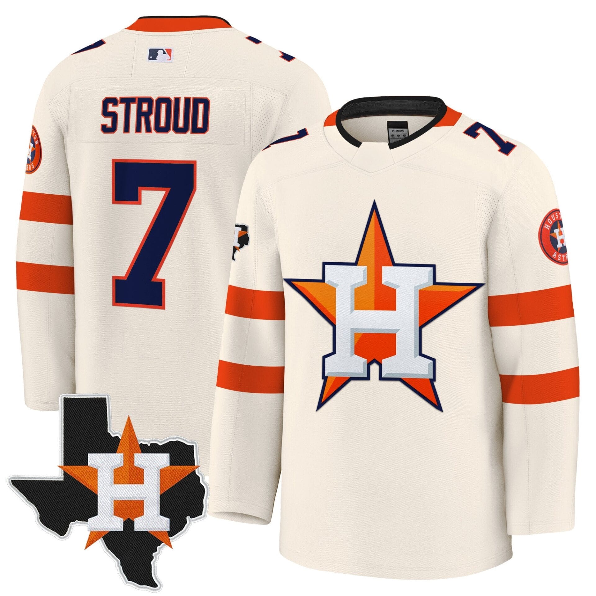 Houston Astros Hockey Premium Jersey - All Stitched - Image 28