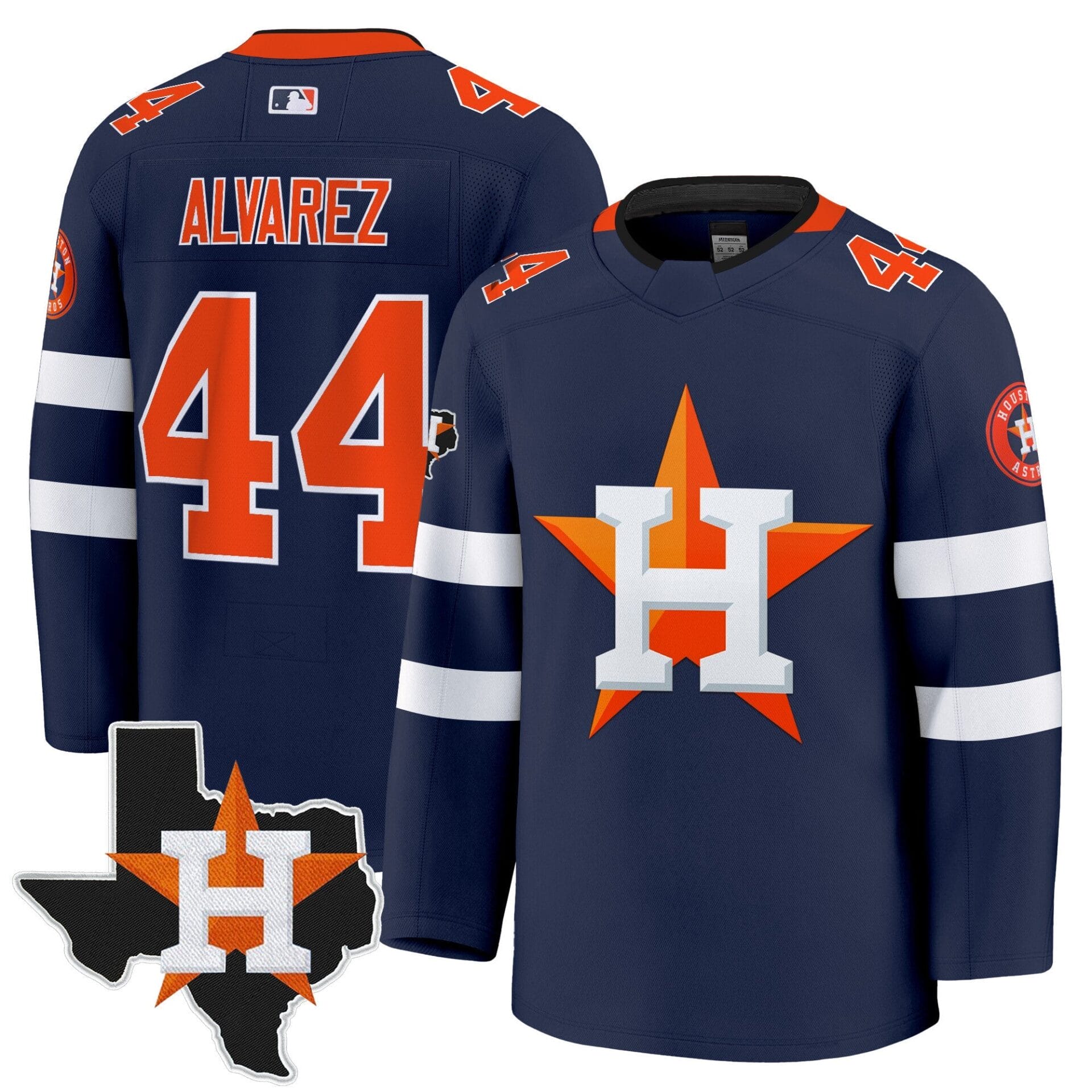 Houston Astros Hockey Premium Jersey - All Stitched - Image 17
