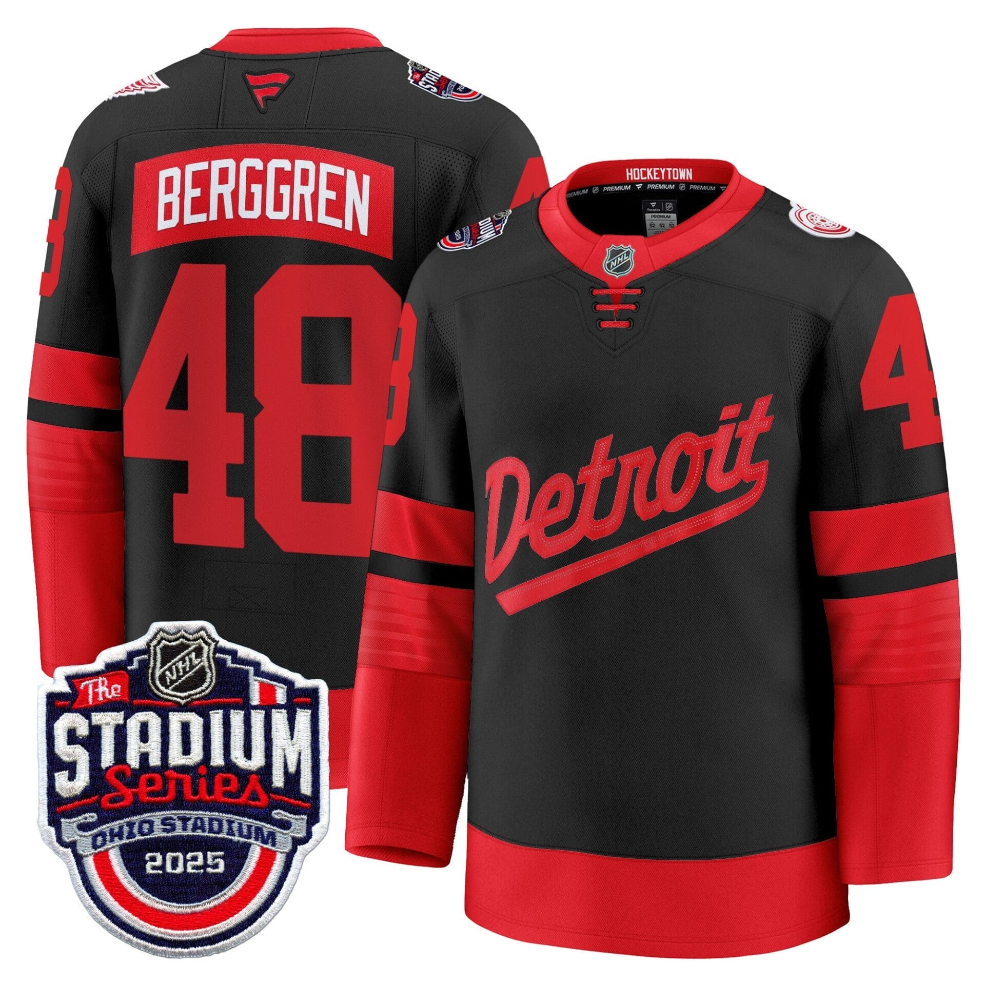 Men's Detroit Red Wings 2025 Stadium Series Premium Jersey - All Stitched - Image 22