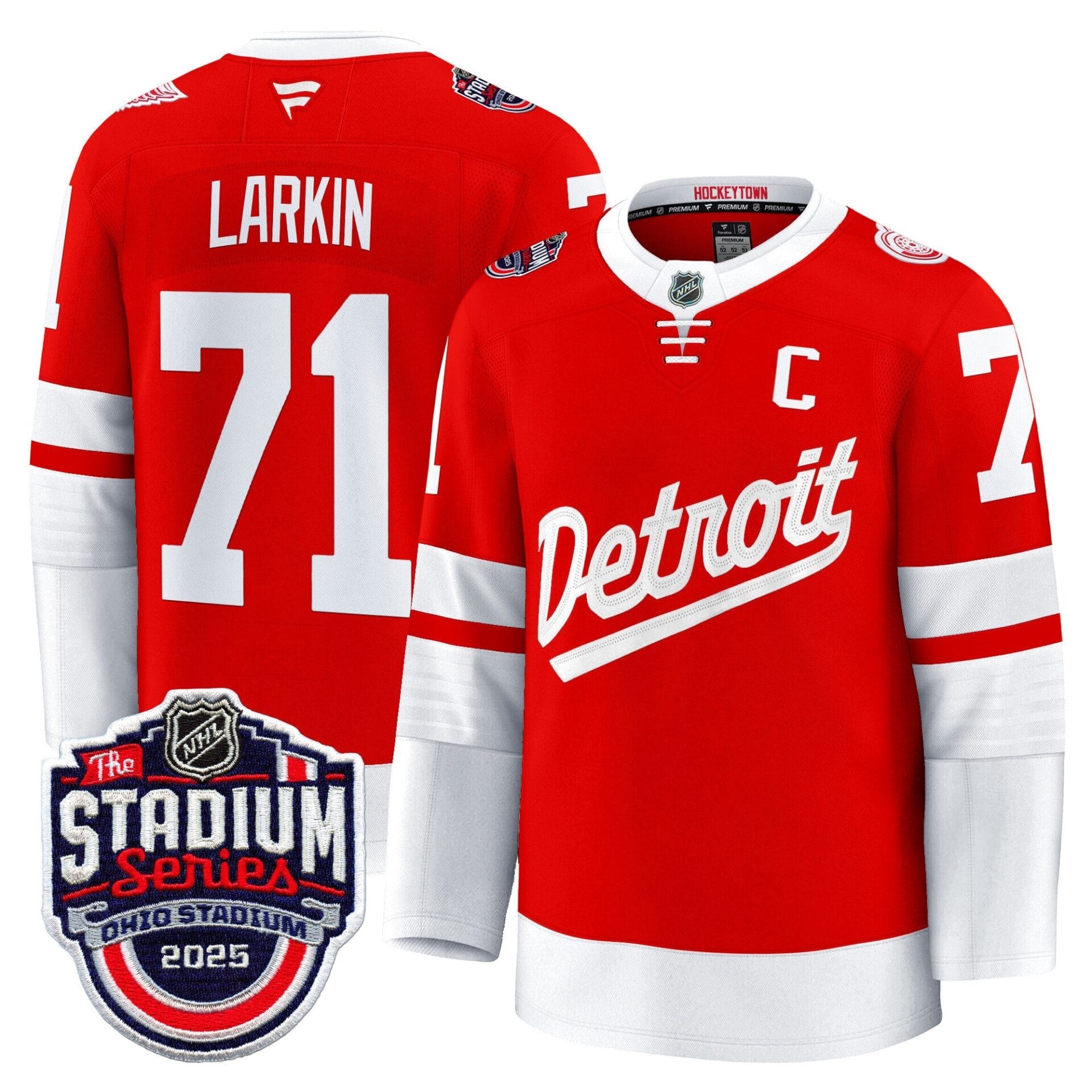 Men's Detroit Red Wings 2025 Stadium Series Premium Jersey - All Stitched - Image 11