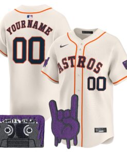 Houston Astros DJ Screw Patch Vapor Premier Limited Custom Jersey - All Stitched