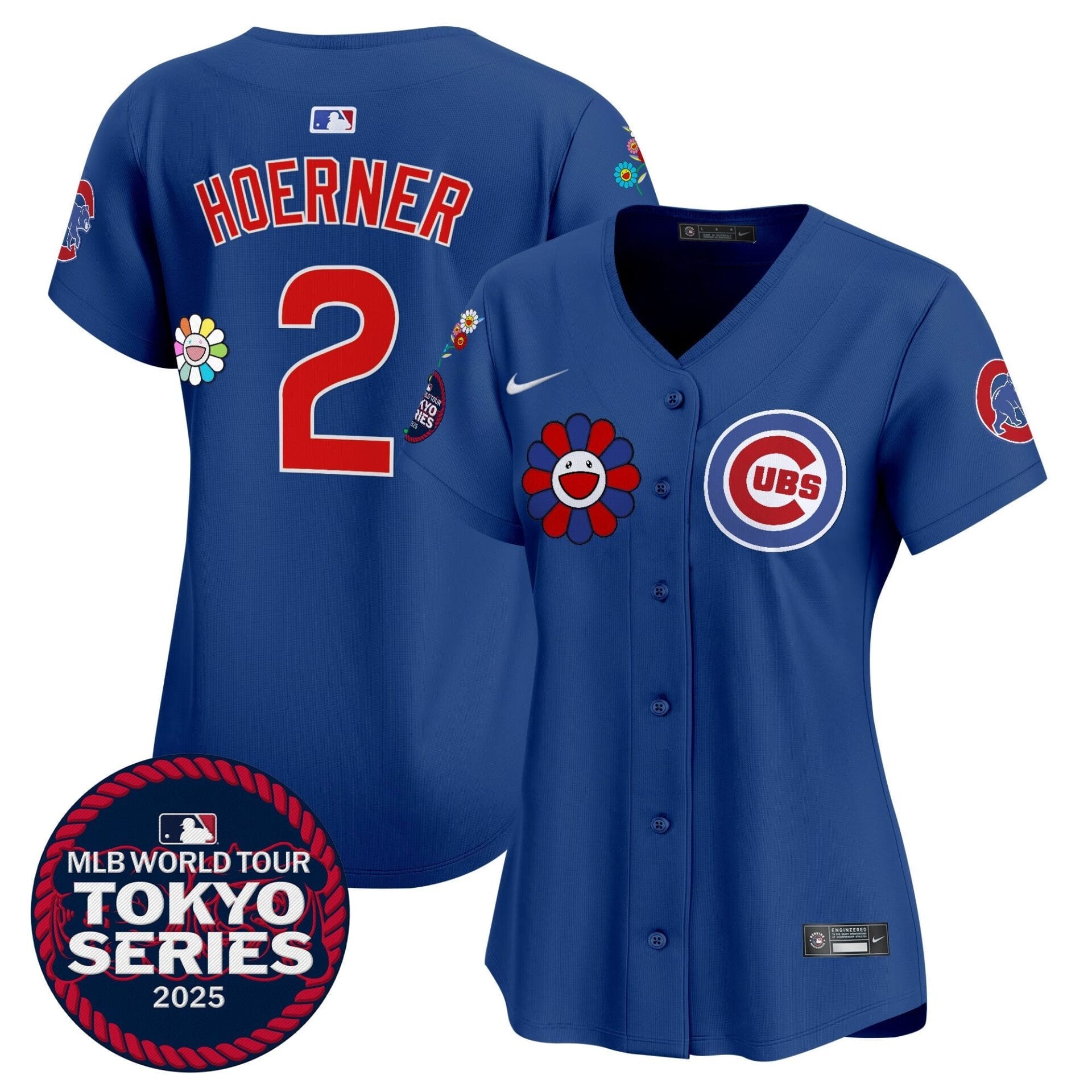 Women's Chicago Cubs Tokyo Series 2025 Vapor Premier Limited Jersey - All Stitched - Image 25