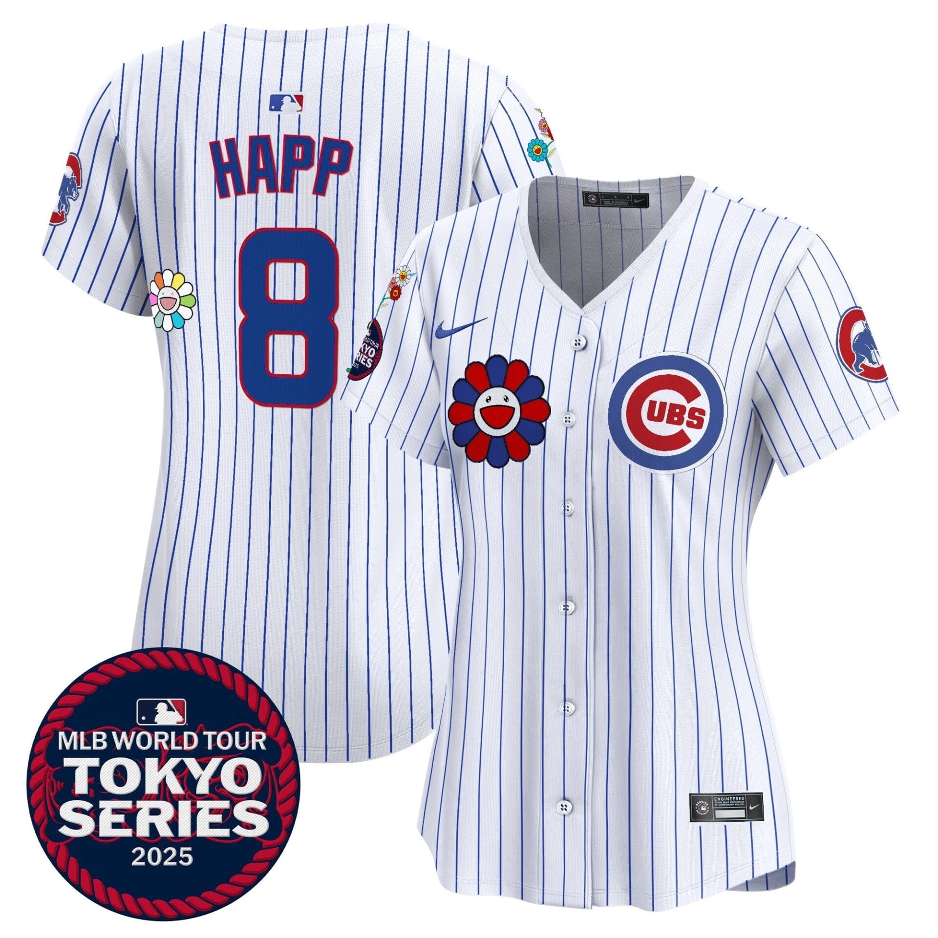 Women's Chicago Cubs Tokyo Series 2025 Vapor Premier Limited Jersey - All Stitched - Image 3