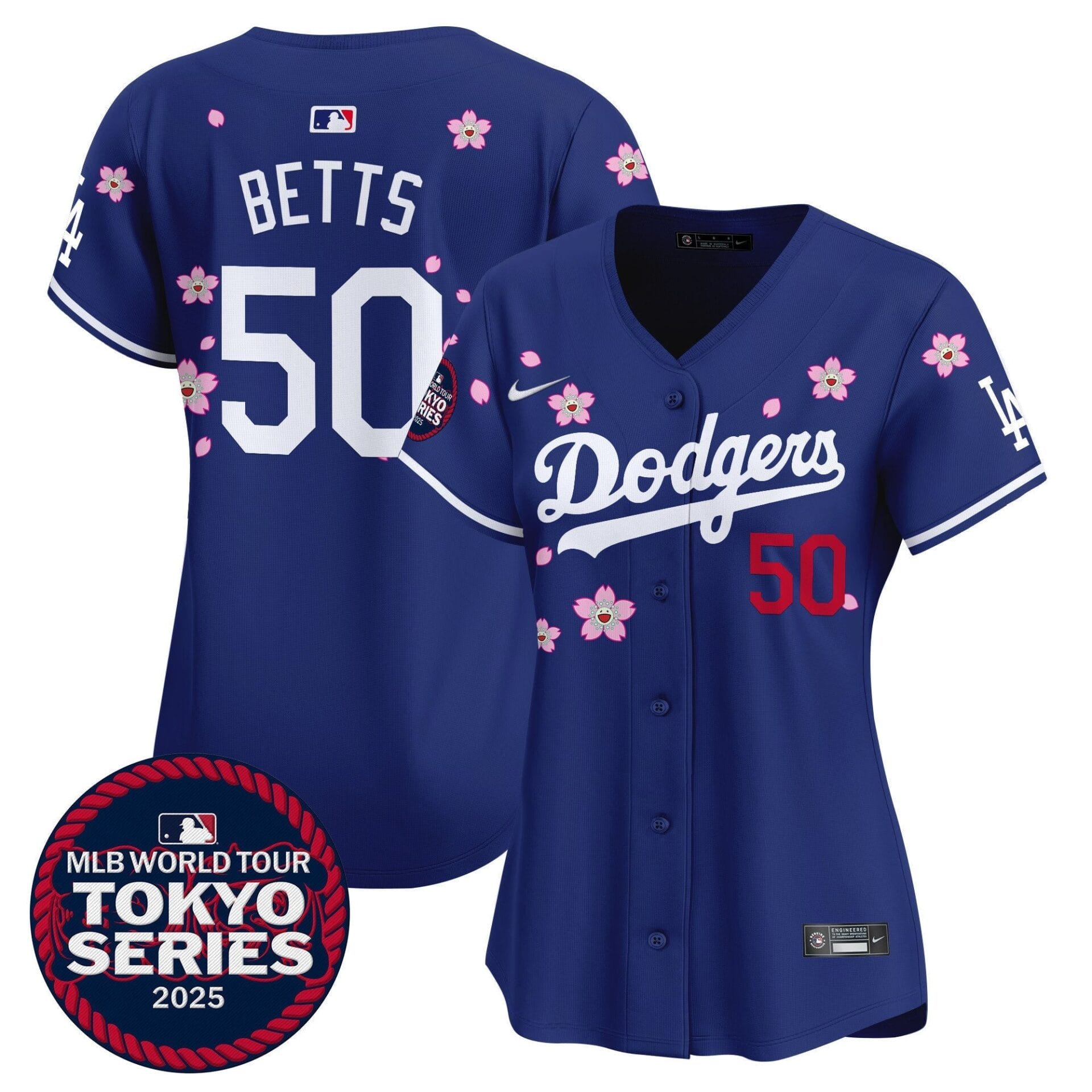 Women's Dodgers Tokyo Series 2025 Vapor Premier Limited Jersey V2 - Stitched - Image 23