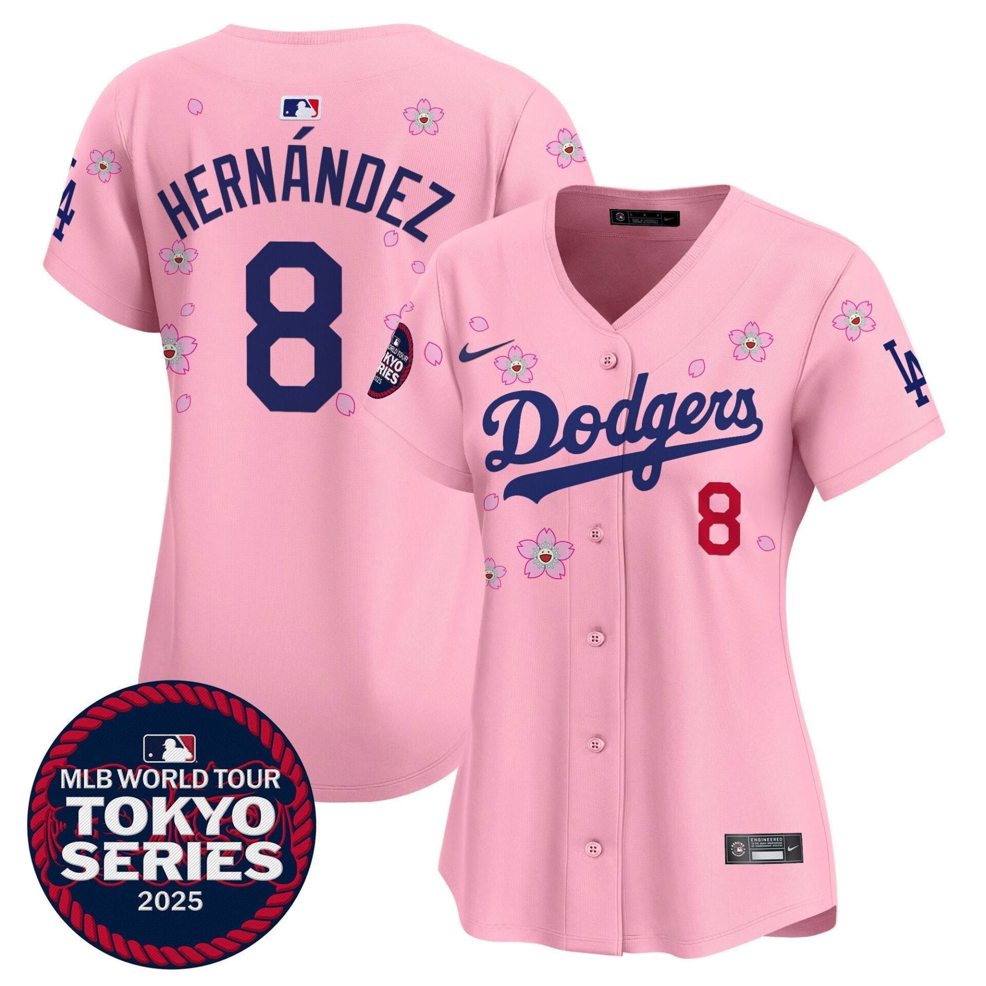 Women's Dodgers Tokyo Series 2025 Vapor Premier Limited Jersey V2 - Stitched - Image 38