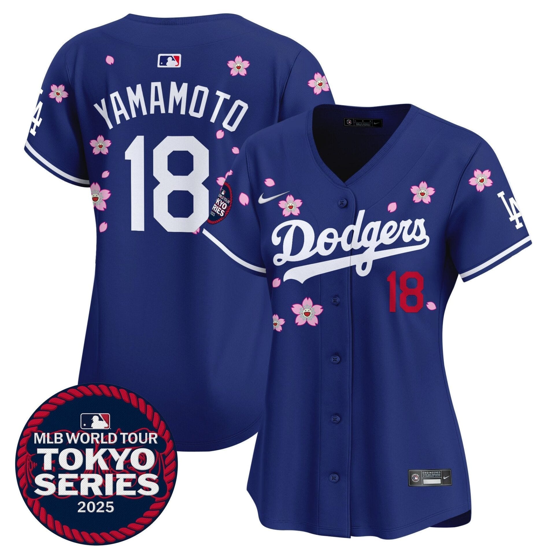 Women's Dodgers Tokyo Series 2025 Vapor Premier Limited Jersey V2 - Stitched - Image 19