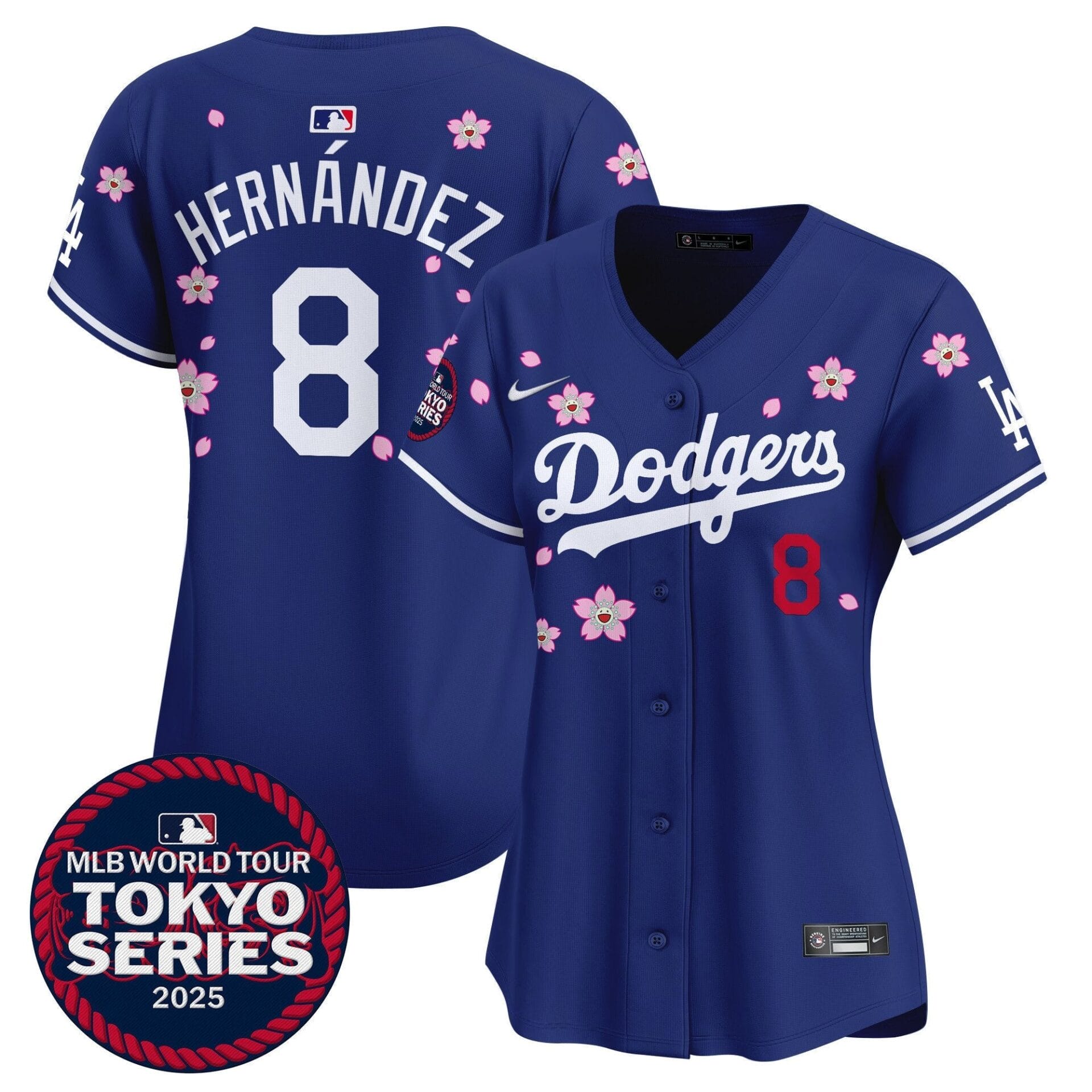 Women's Dodgers Tokyo Series 2025 Vapor Premier Limited Jersey V2 - Stitched - Image 26