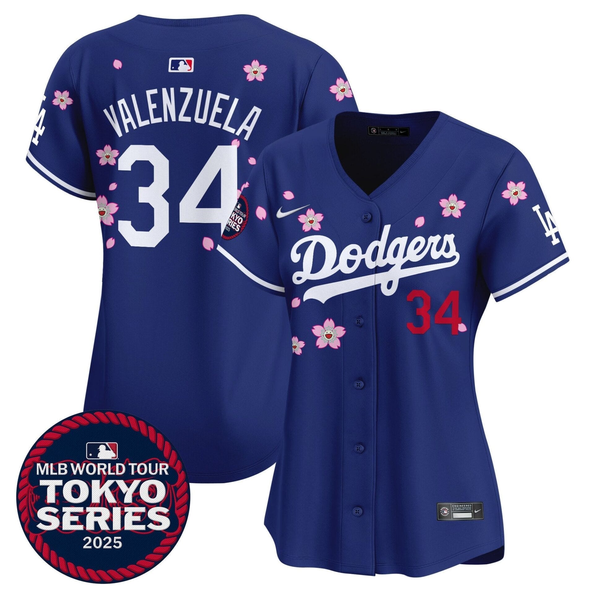 Women's Dodgers Tokyo Series 2025 Vapor Premier Limited Jersey V2 - Stitched - Image 21