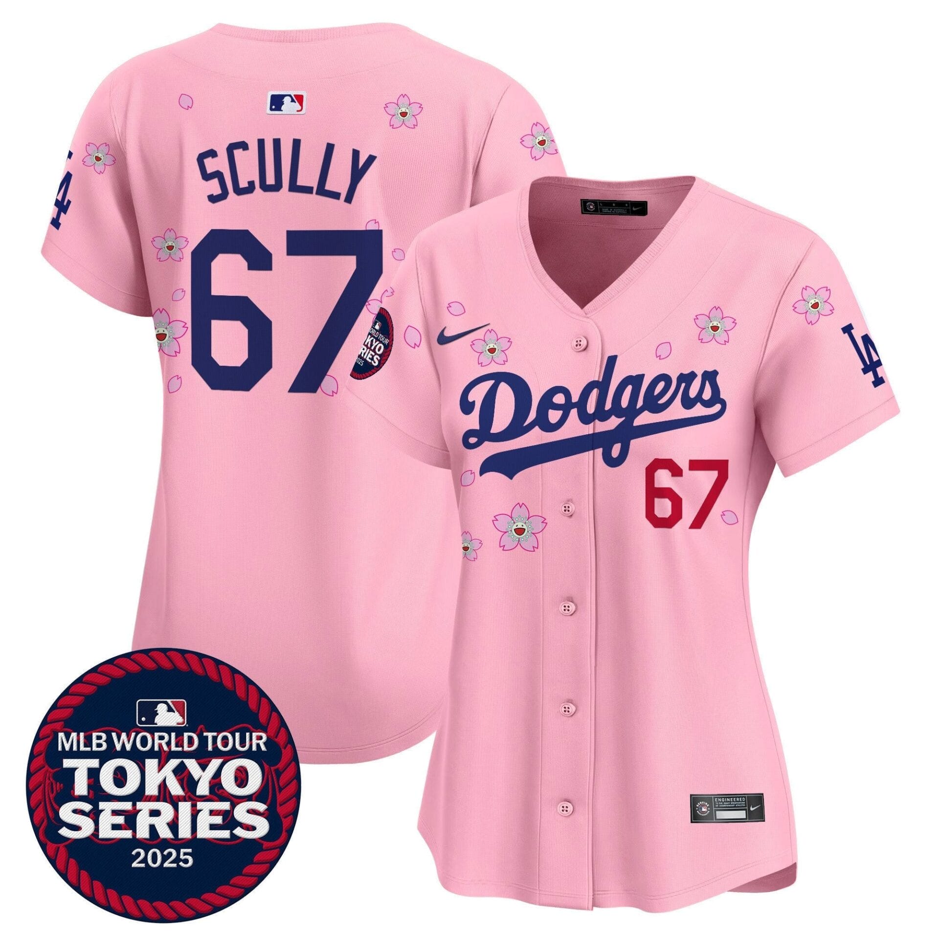 Women's Dodgers Tokyo Series 2025 Vapor Premier Limited Jersey V2 - Stitched - Image 37