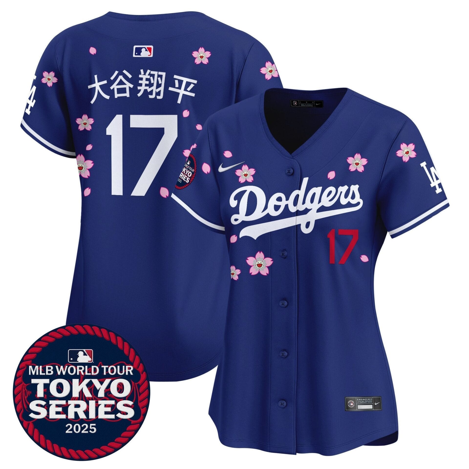 Women's Dodgers Tokyo Series 2025 Vapor Premier Limited Jersey V2 - Stitched - Image 15