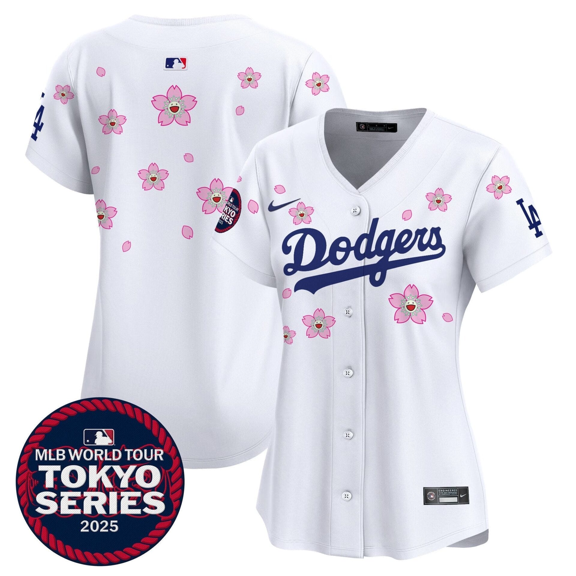 Women's Dodgers Tokyo Series 2025 Vapor Premier Limited Jersey V2 - Stitched - Image 14