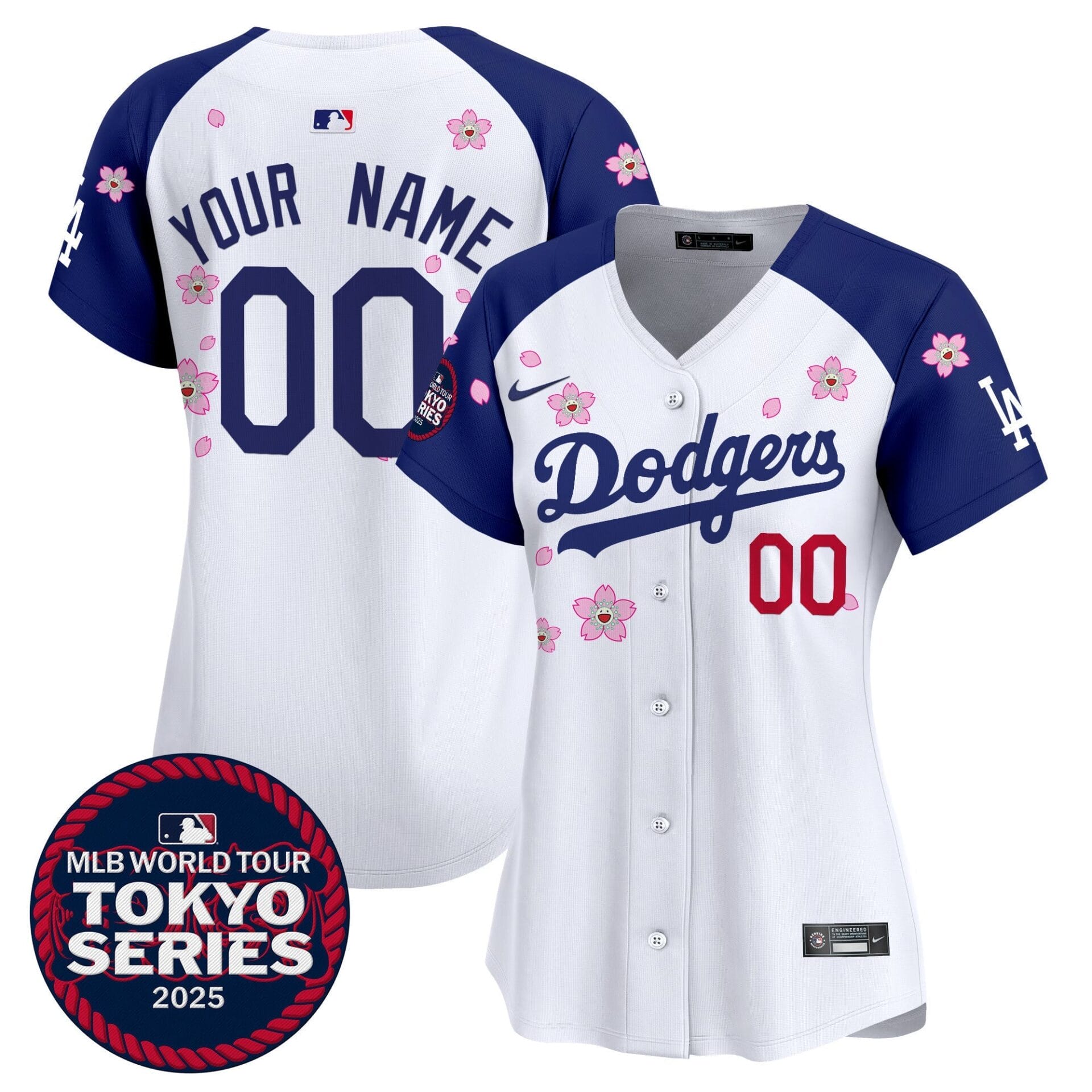 Dodgers Tokyo Series 2025 Vapor Premier Limited Custom Jersey - Stitched - Image 9