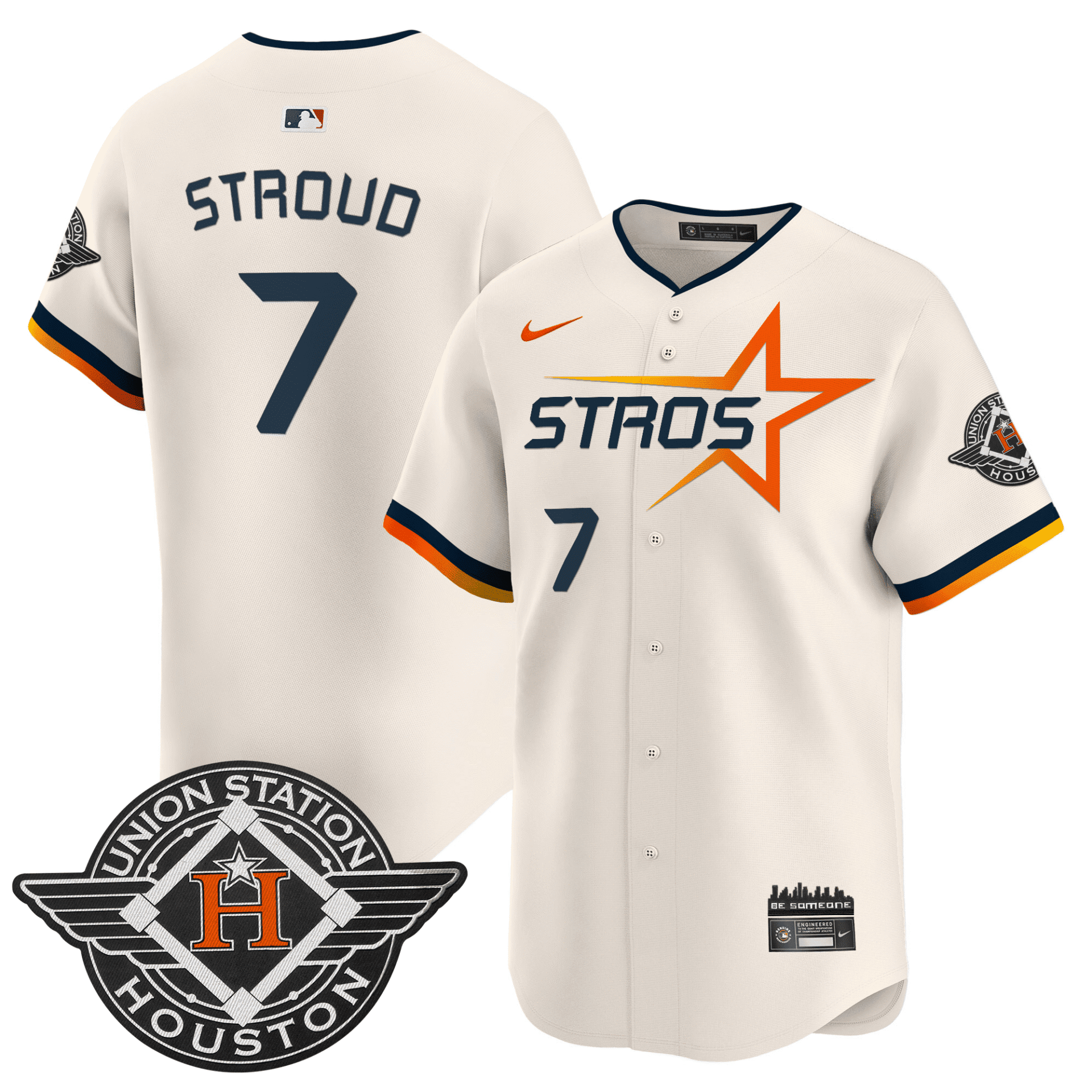 Houston Astros 2025 City Connect Vapor Premier Limited Jersey - All Stitched - Image 4