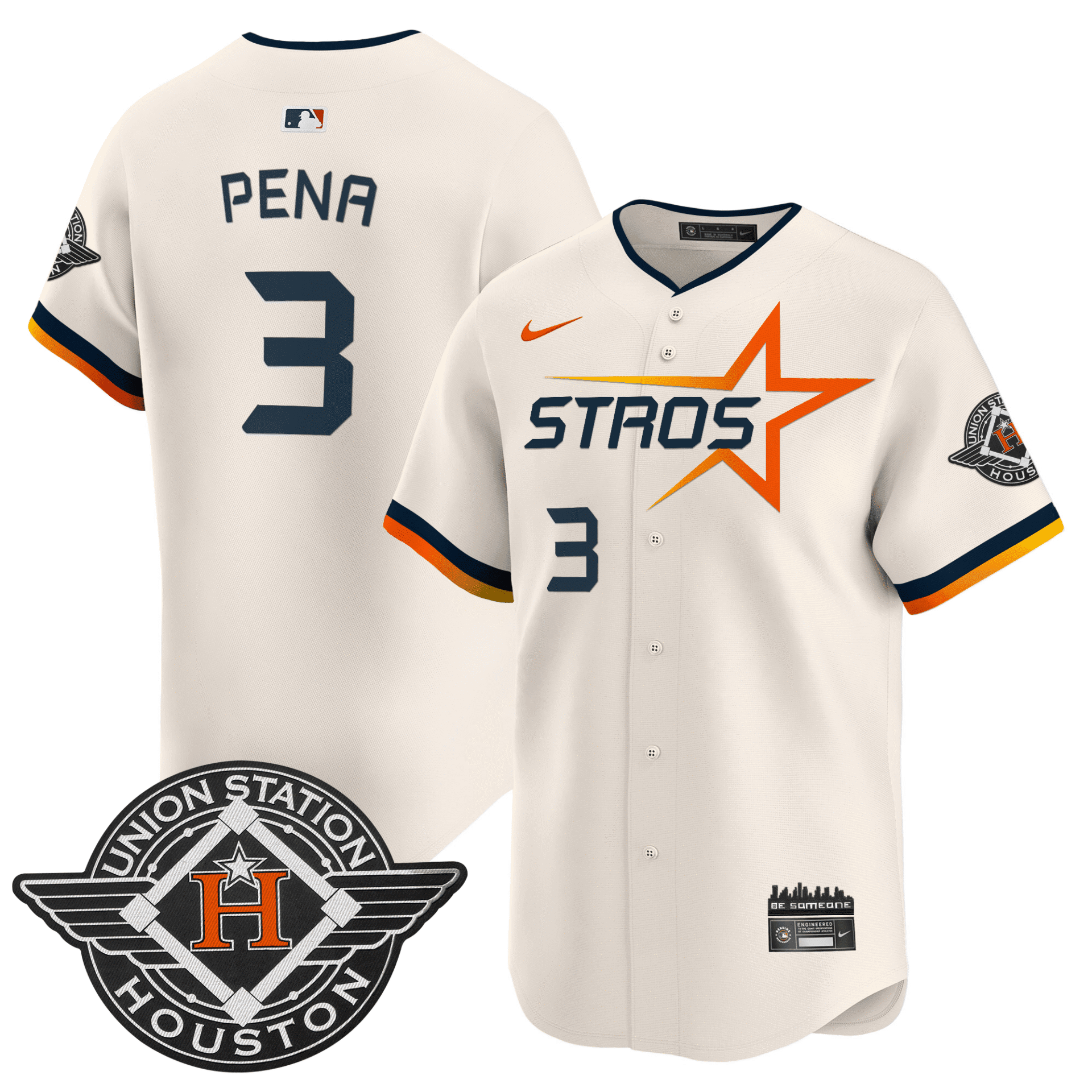 Houston Astros 2025 City Connect Vapor Premier Limited Jersey - All Stitched - Image 2