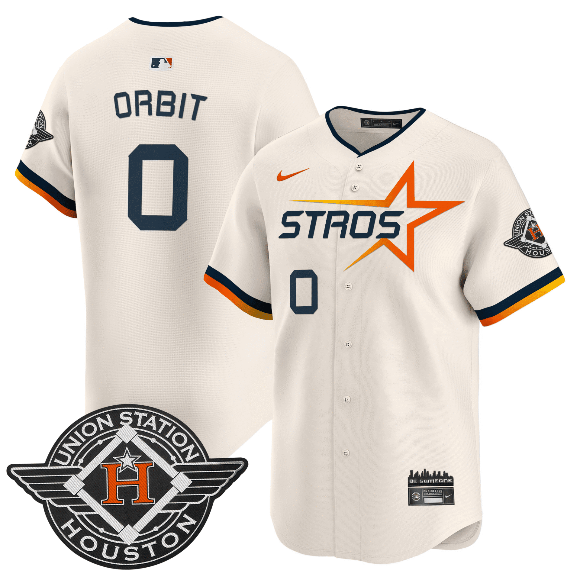 Houston Astros 2025 City Connect Vapor Premier Limited Jersey - All Stitched - Image 5