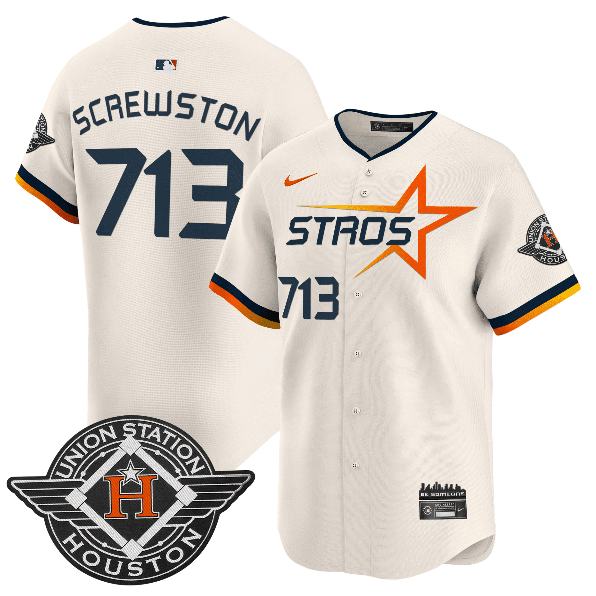 Houston Astros 2025 City Connect Vapor Premier Limited Jersey - All Stitched - Image 6