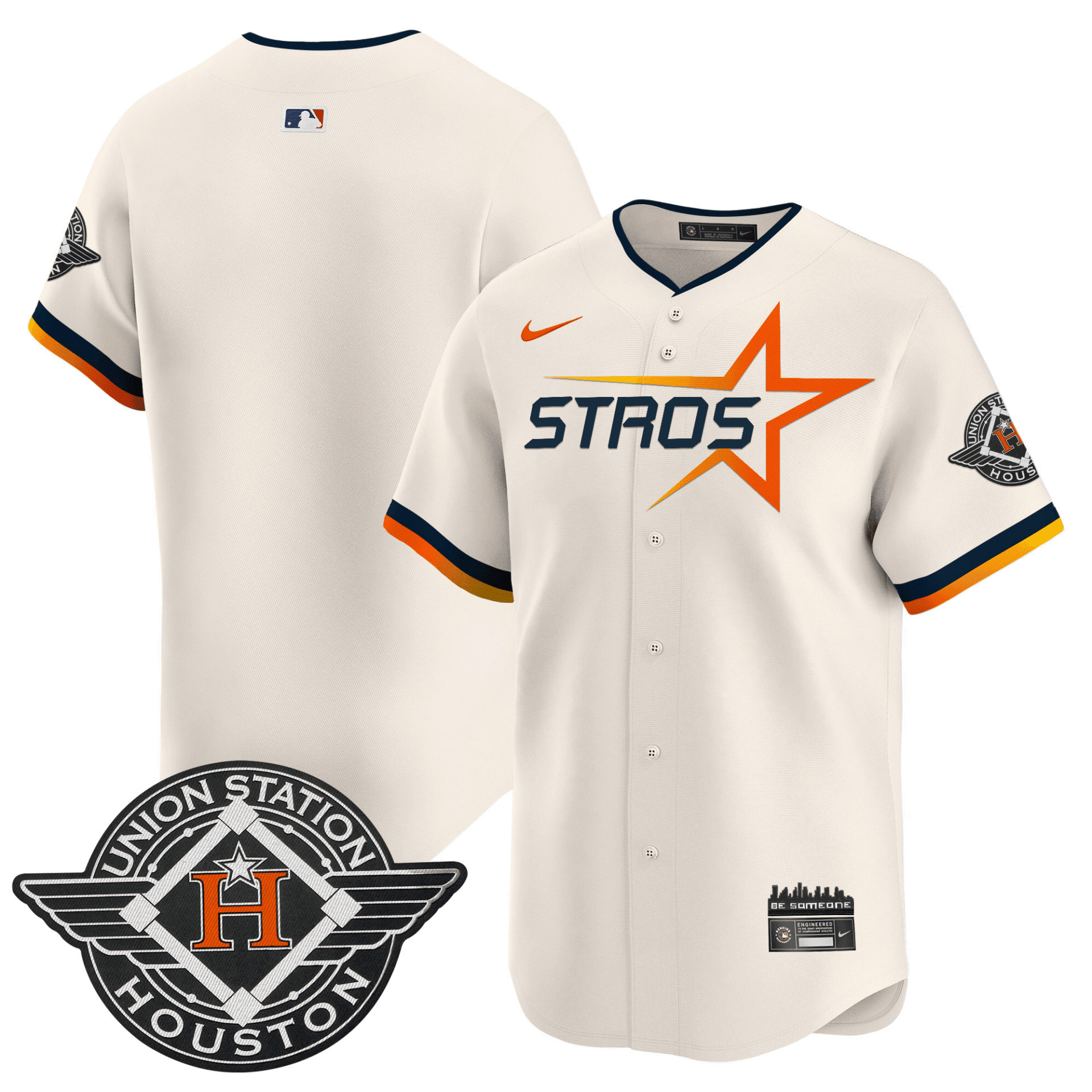 Houston Astros 2025 City Connect Vapor Premier Limited Jersey - All Stitched - Image 8