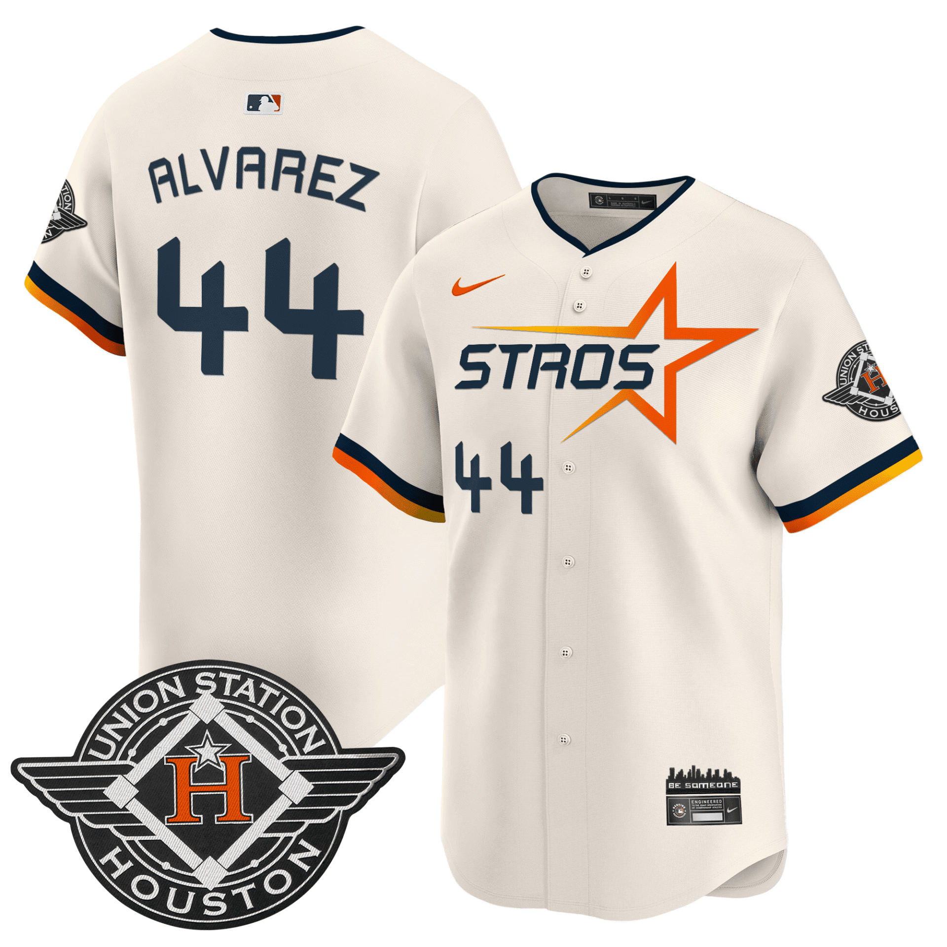 Houston Astros 2025 City Connect Vapor Premier Limited Jersey - All Stitched - Image 3