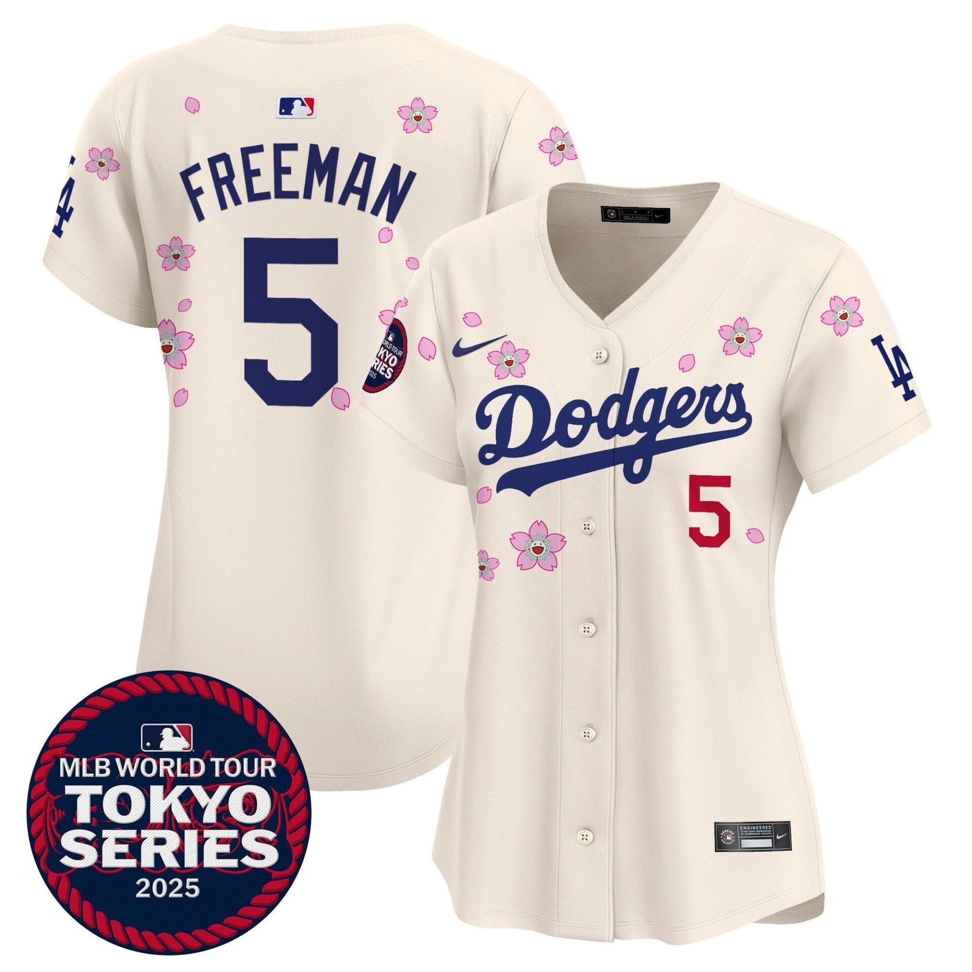 Women's Dodgers Tokyo Series 2025 Vapor Premier Limited Jersey V2 - Stitched - Image 60
