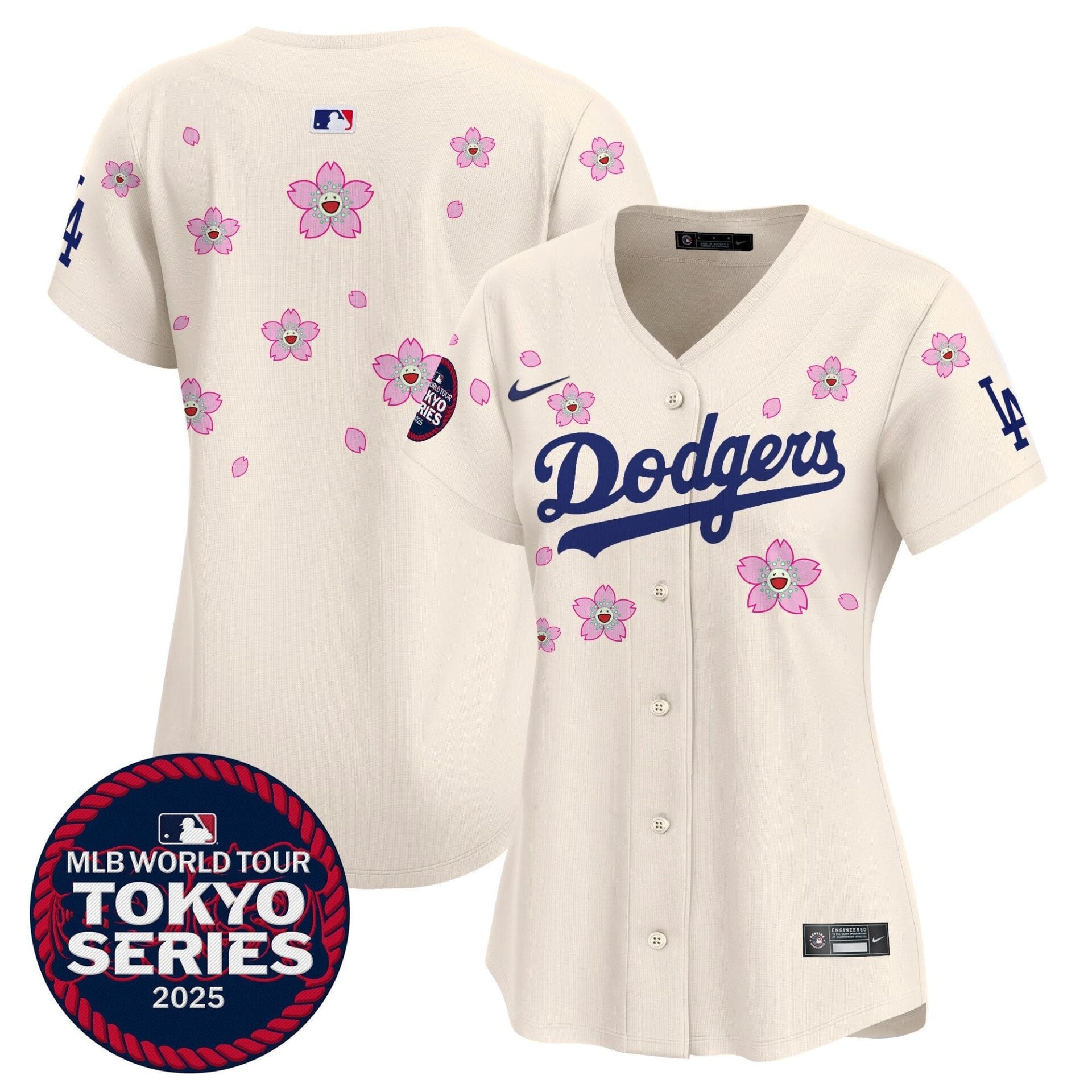 Women's Dodgers Tokyo Series 2025 Vapor Premier Limited Jersey V2 - Stitched - Image 65