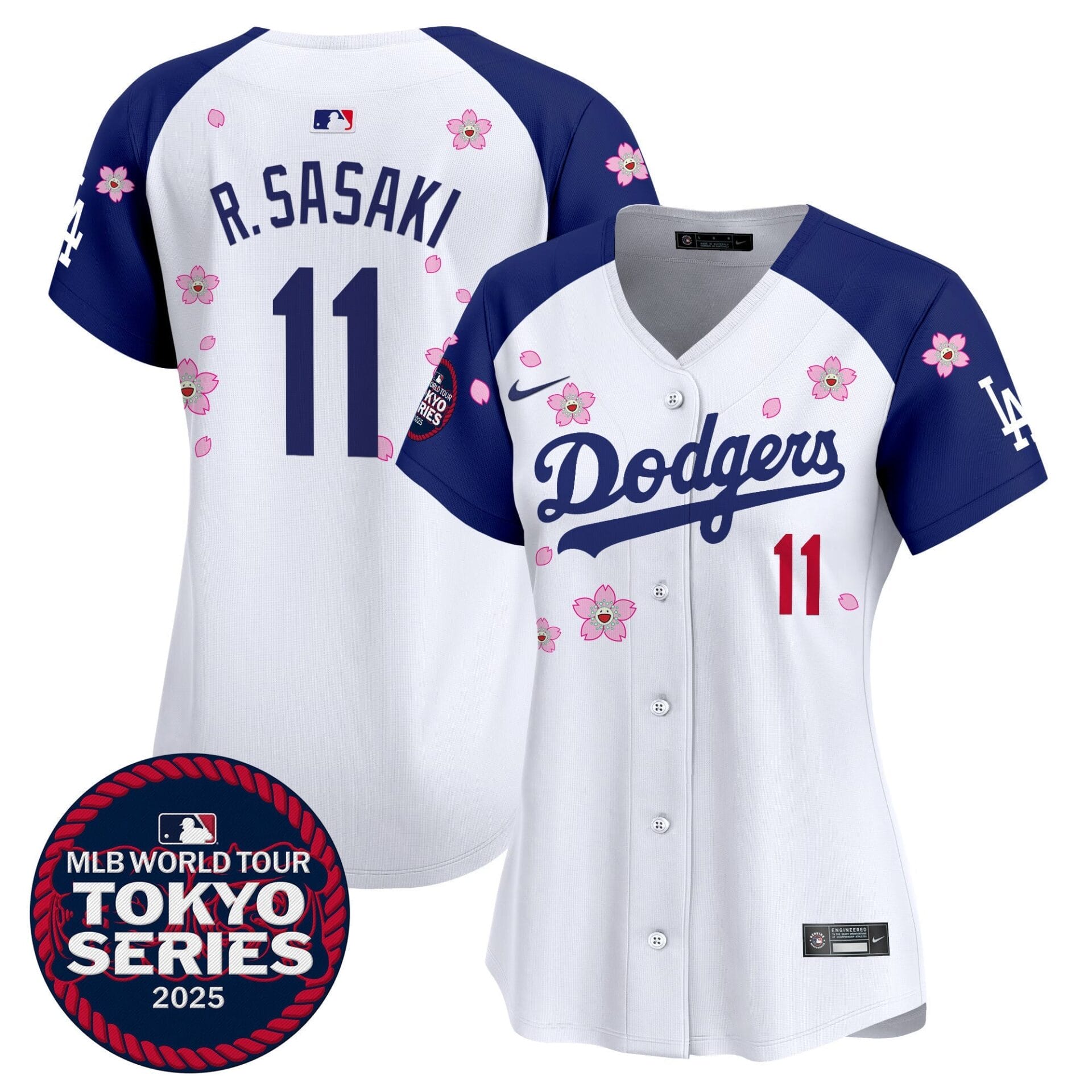 Women's Dodgers Tokyo Series 2025 Vapor Premier Limited Jersey V2 - Stitched - Image 45