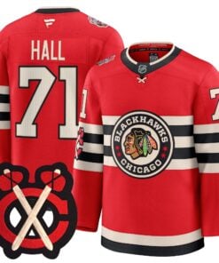Alternative view of Chicago Blackhawks Winter Classic Patch Premium Jersey - All Stitched
