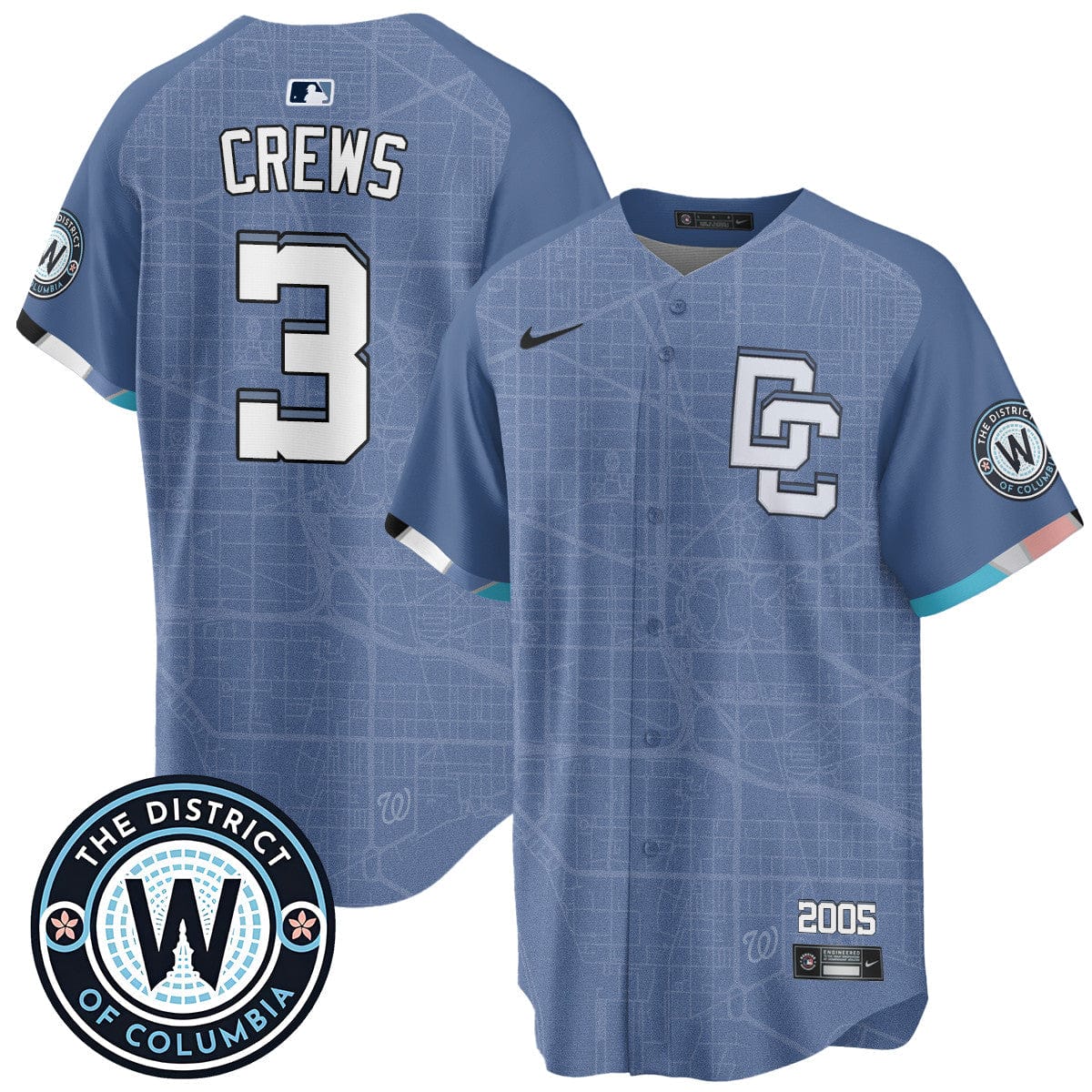 Washington Nationals 2025 City Connect Limited Jersey - All Stitched - Image 14