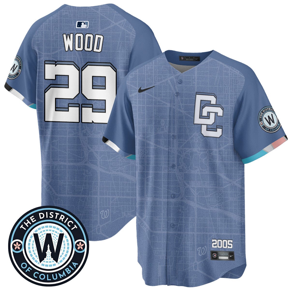 Washington Nationals 2025 City Connect Limited Jersey - All Stitched - Image 13