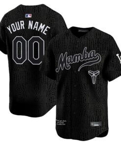Alternative view of Dodgers Kobe Bryant Mamba Vapor Premier Limited Custom Jersey - All Stitched