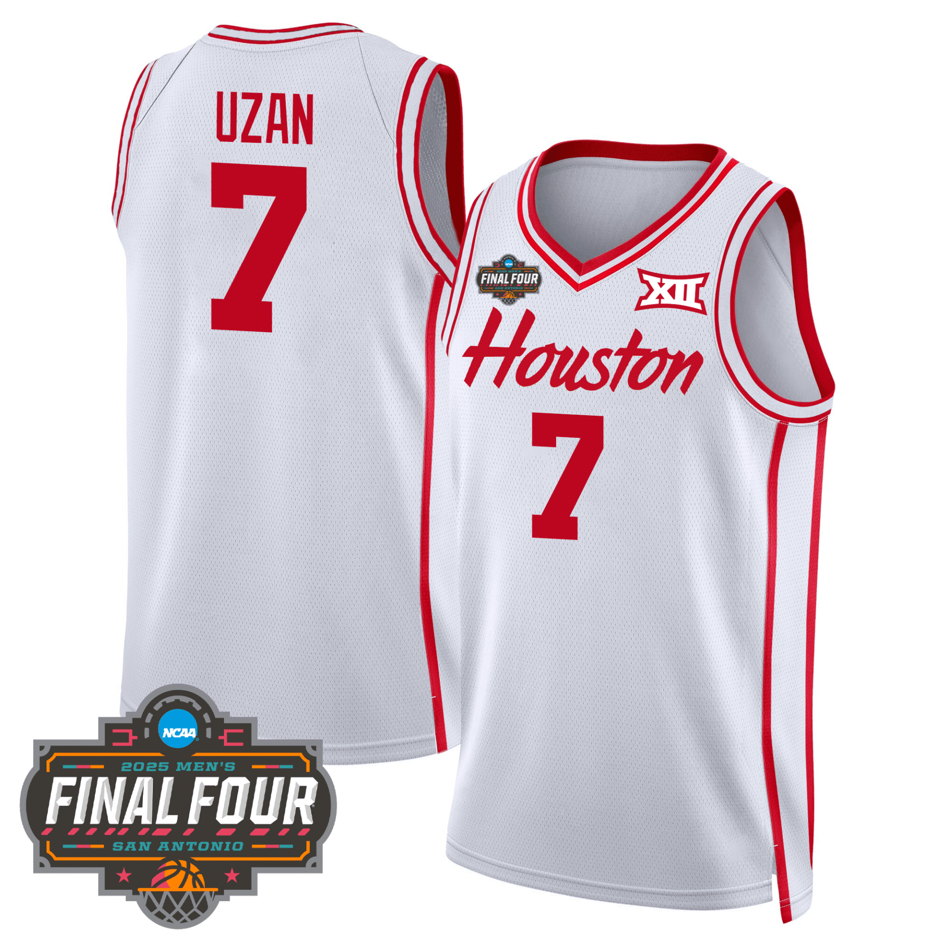 Houston Cougars Men's Basketball 24/25 Jersey - Final Four Patch - Image 2