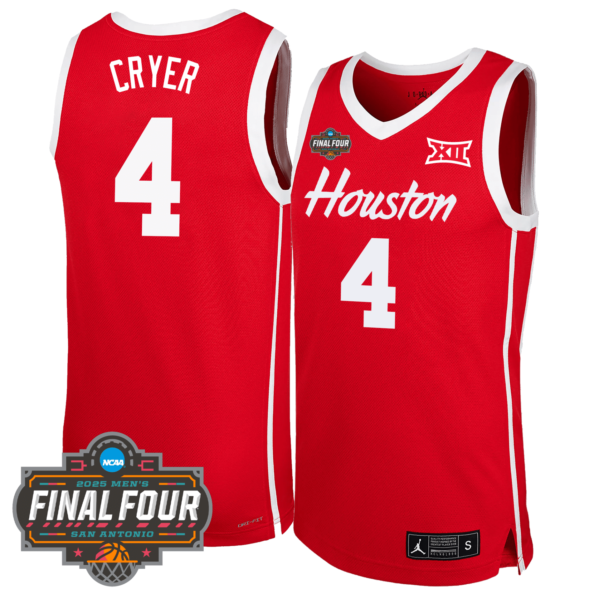 Houston Cougars Men's Basketball 24/25 Jersey - Final Four Patch - Image 6