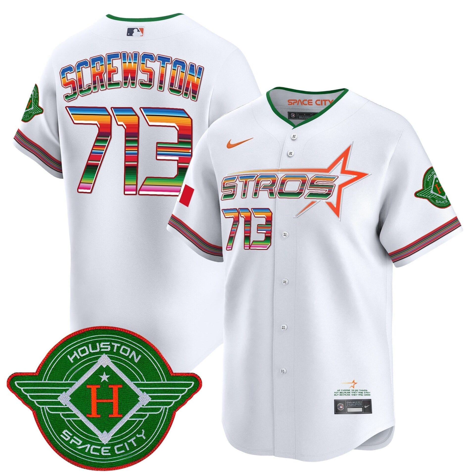 Astros 2025 City Connect Mexico Vapor Premier Limited Jersey - All Stitched - Image 6