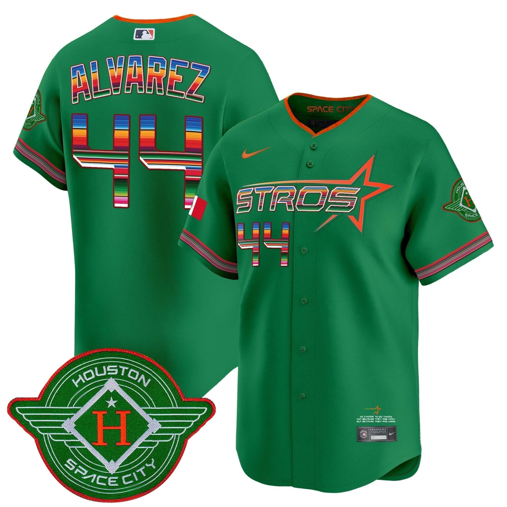 Astros 2025 City Connect Mexico Vapor Premier Limited Jersey - All Stitched - Image 30