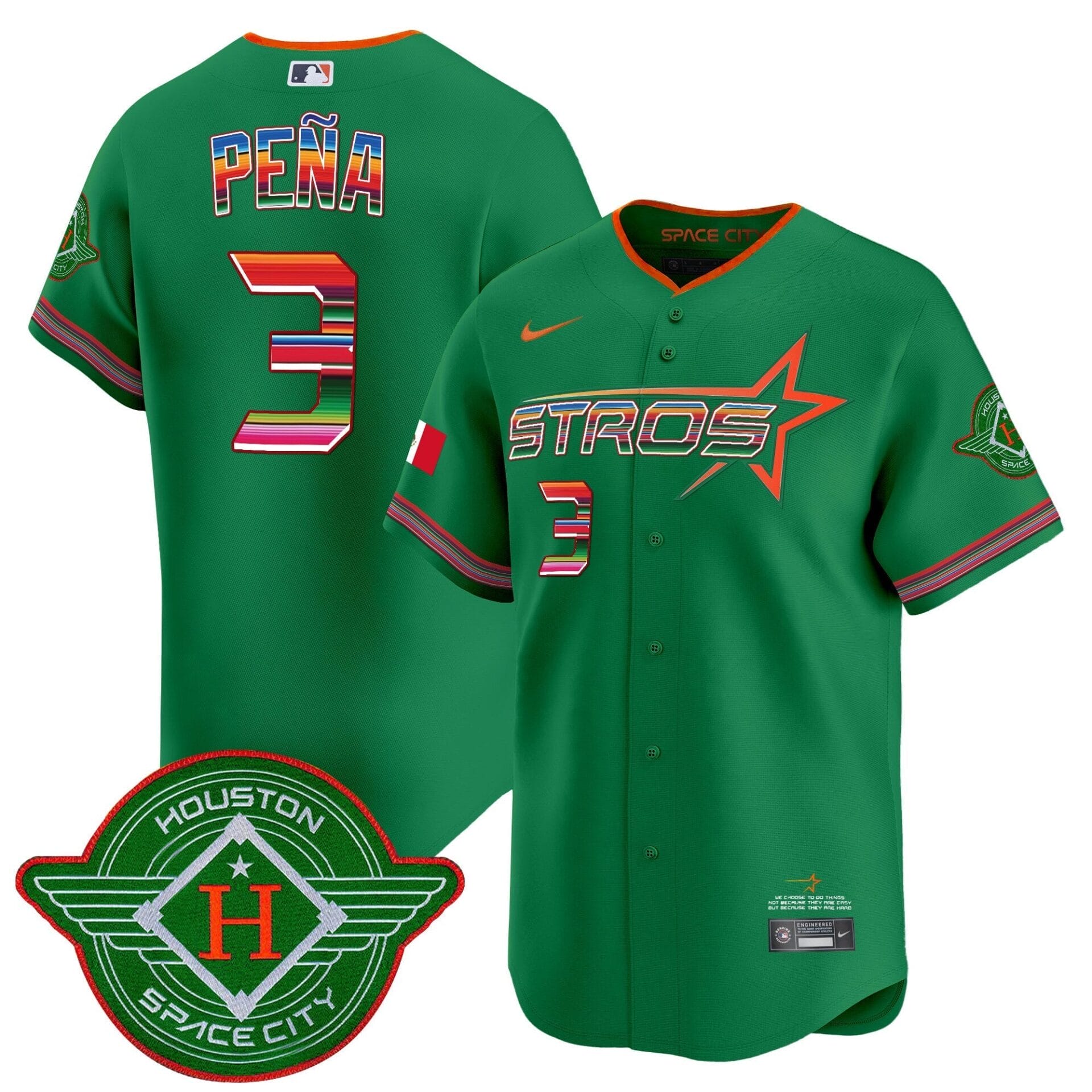 Astros 2025 City Connect Mexico Vapor Premier Limited Jersey - All Stitched - Image 29