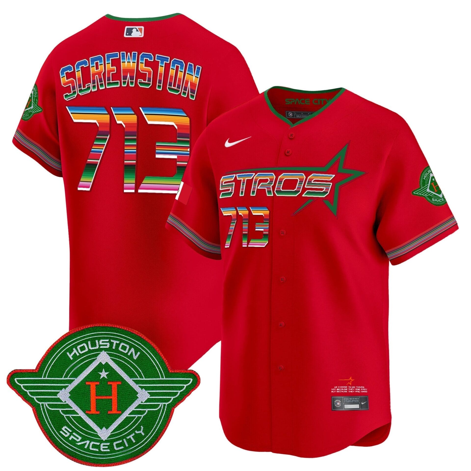 Astros 2025 City Connect Mexico Vapor Premier Limited Jersey - All Stitched - Image 42