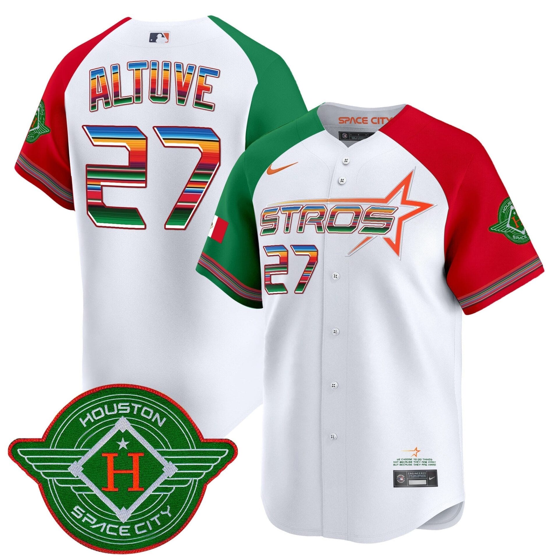 Astros 2025 City Connect Mexico Vapor Premier Limited Jersey - All Stitched - Image 46