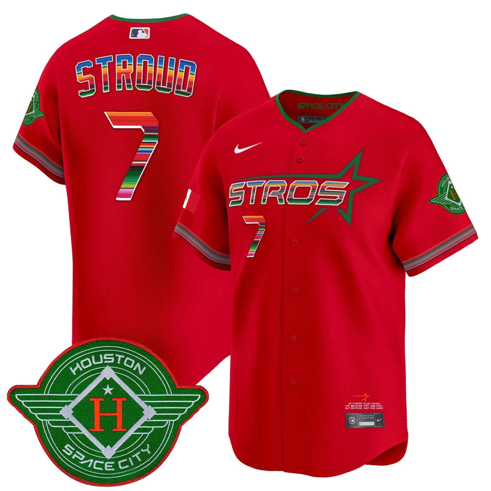 Astros 2025 City Connect Mexico Vapor Premier Limited Jersey - All Stitched - Image 40
