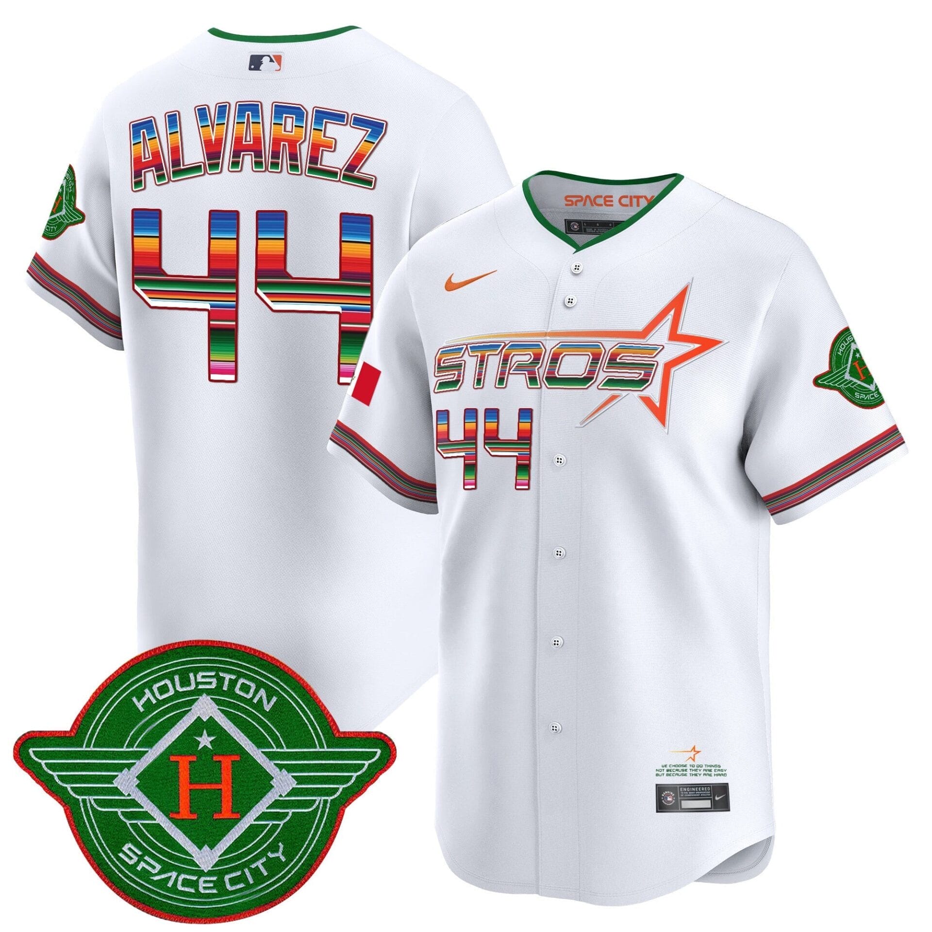 Astros 2025 City Connect Mexico Vapor Premier Limited Jersey - All Stitched - Image 3